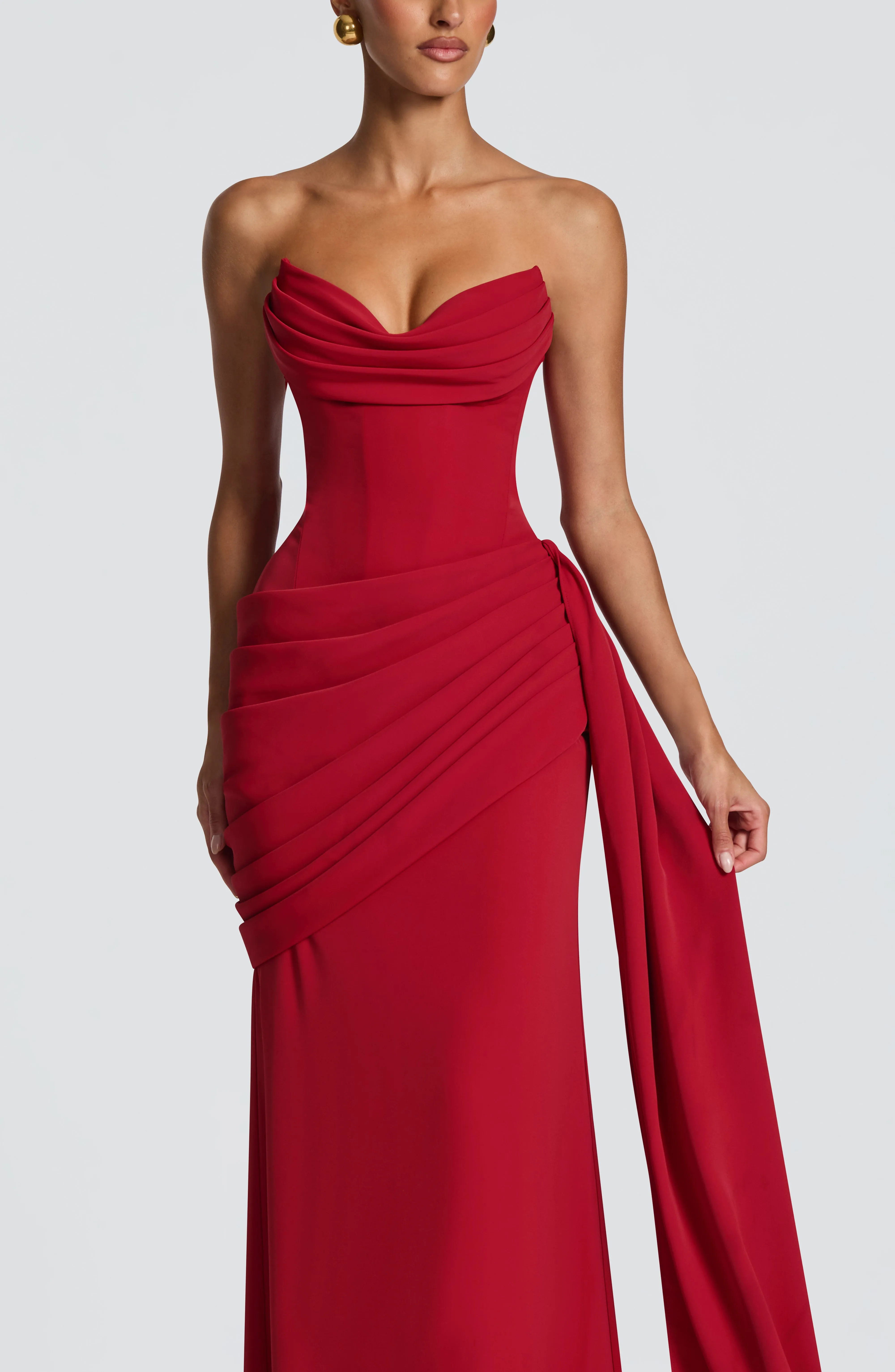 Matisse Maxi Dress - Deep Red sold by Babyboo Fashion product image thumbnail 5