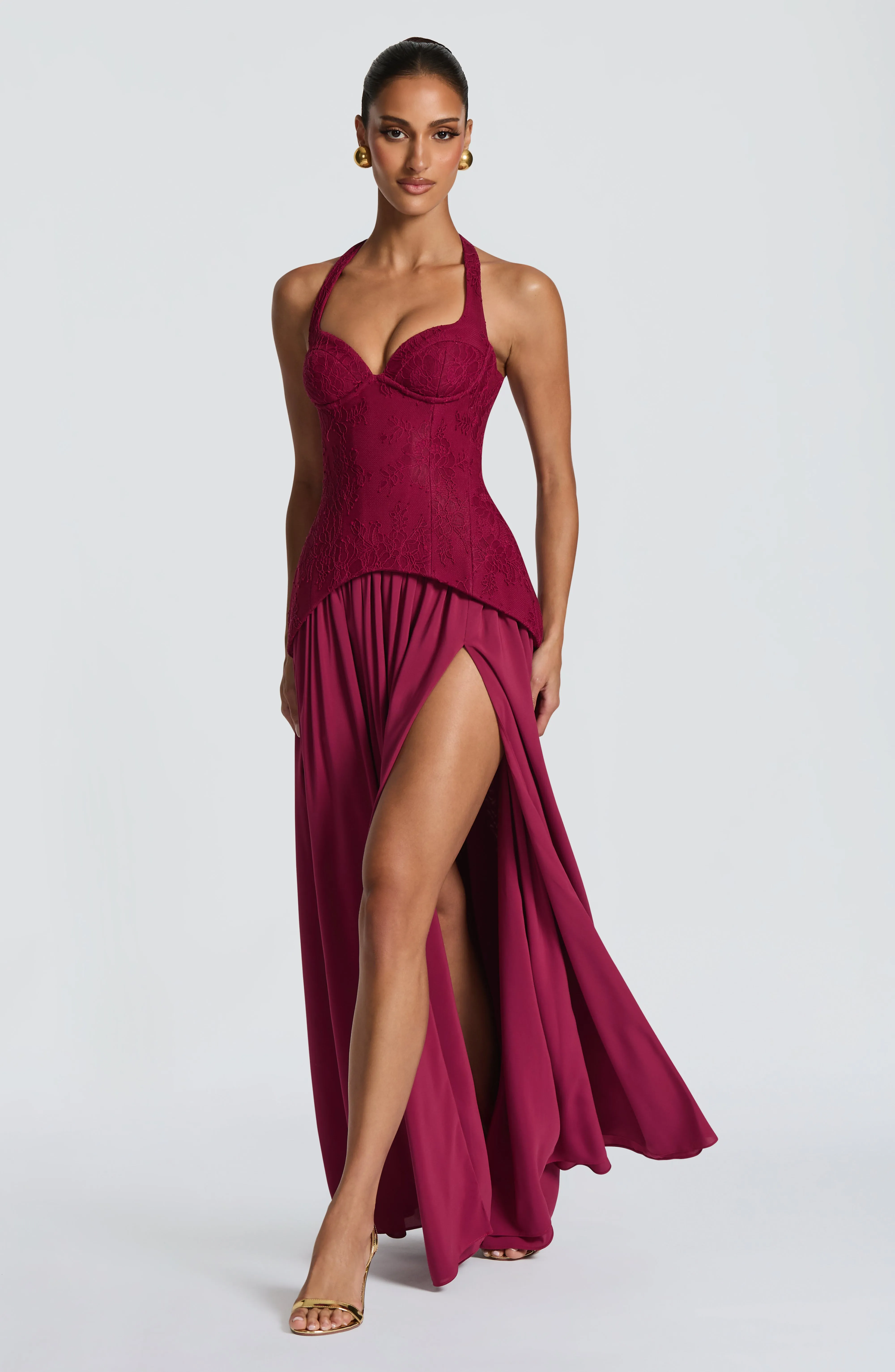 Almira Maxi Dress - Mulberry sold by Babyboo Fashion product image thumbnail 3