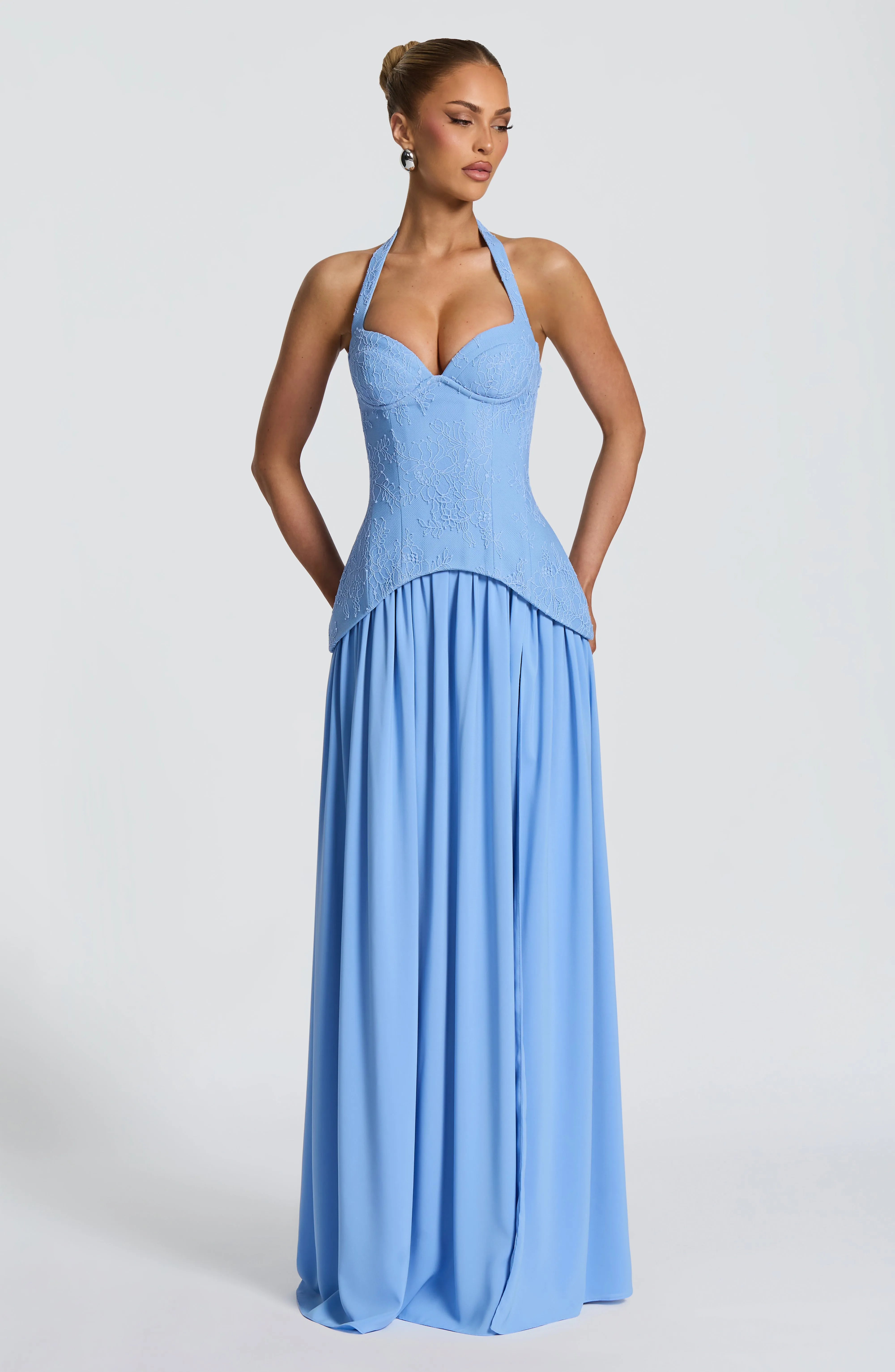 Almira Maxi Dress - Powder Blue sold by Babyboo Fashion product image thumbnail 4