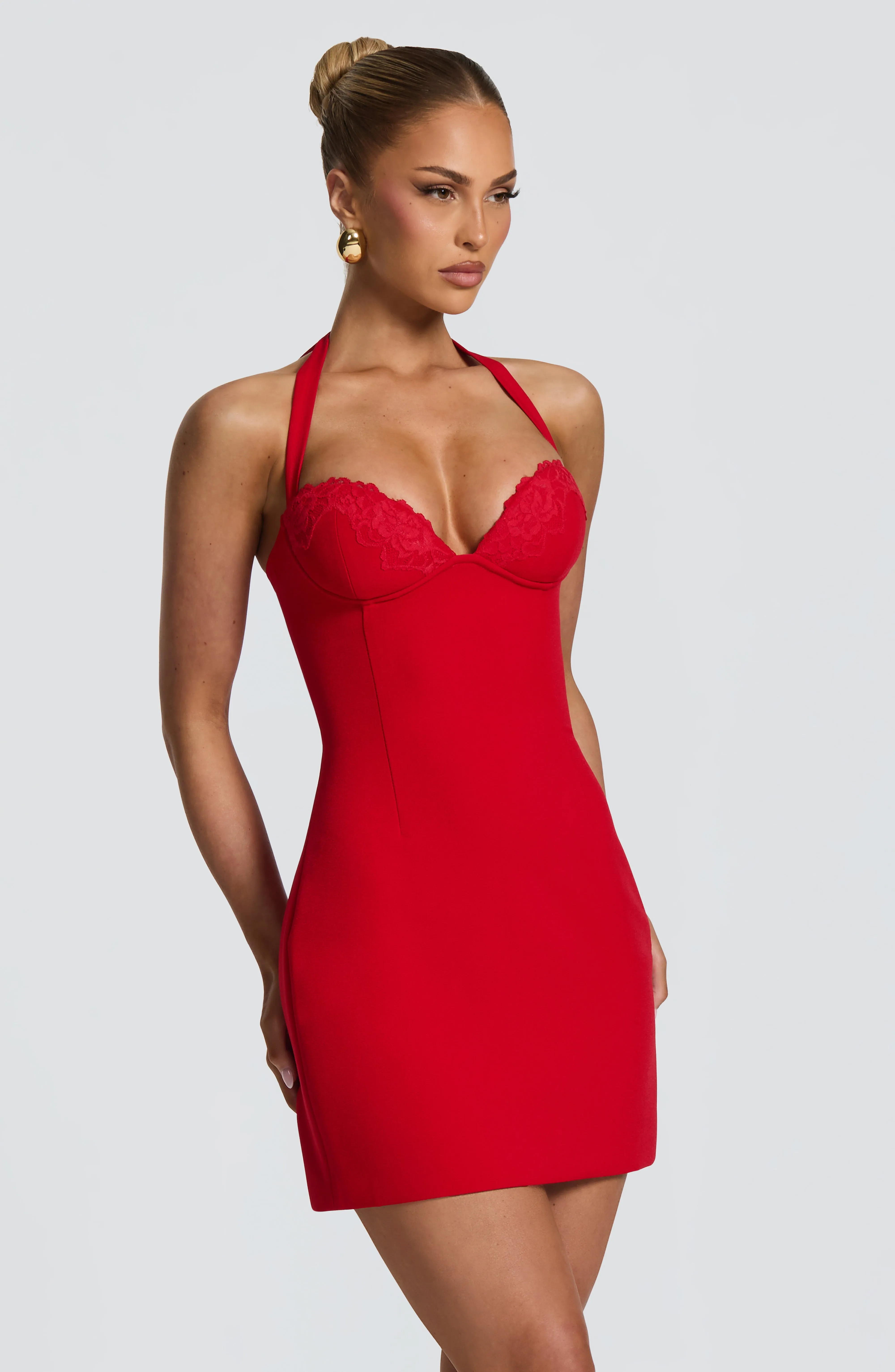 Cassia Mini Dress - Red sold by Babyboo Fashion product image thumbnail 4