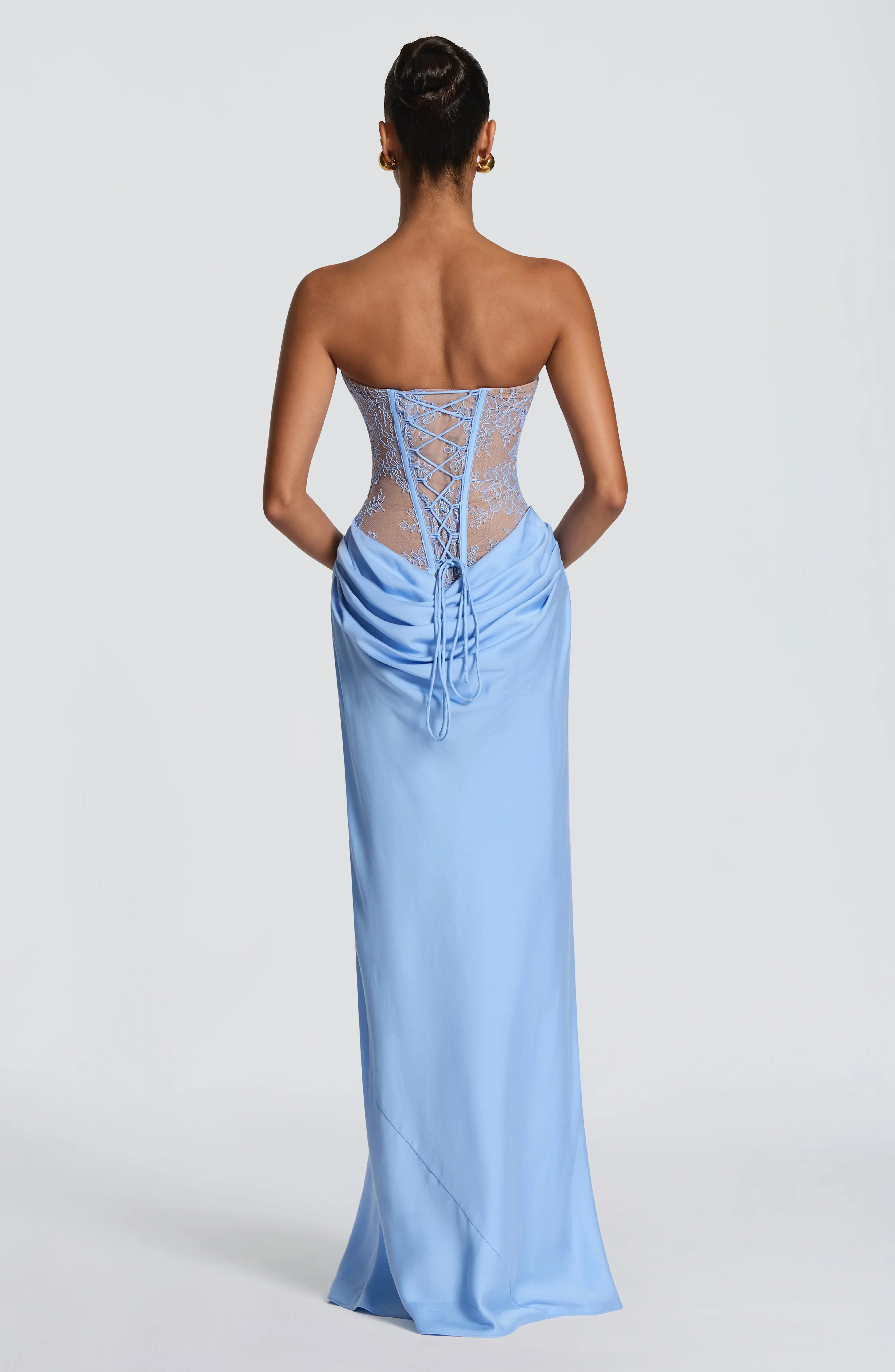Kathleen Maxi Dress - Powder Blue sold by Babyboo Fashion product image thumbnail 3