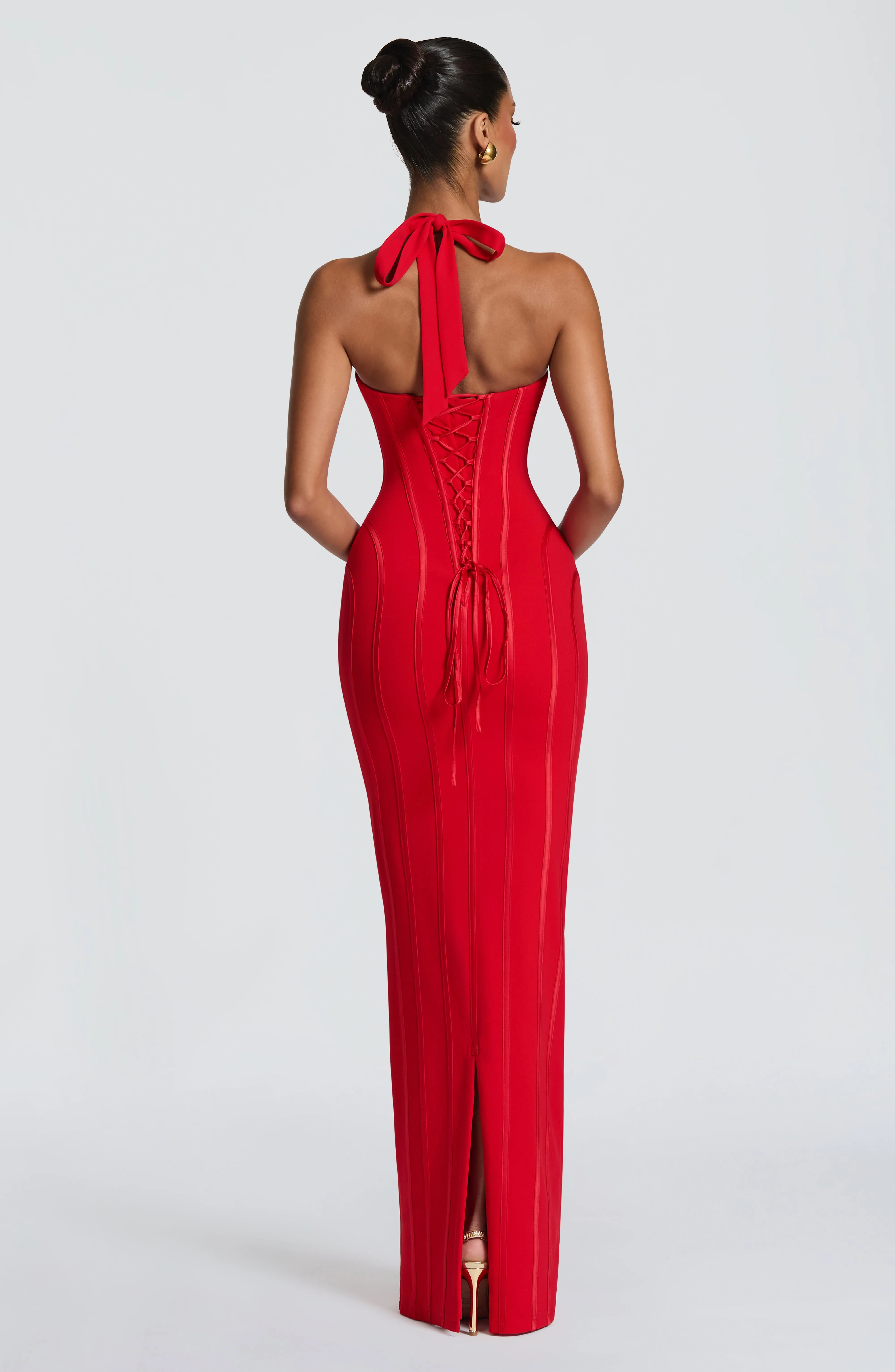 Nigella Maxi Dress - Red sold by Babyboo Fashion product image thumbnail 2