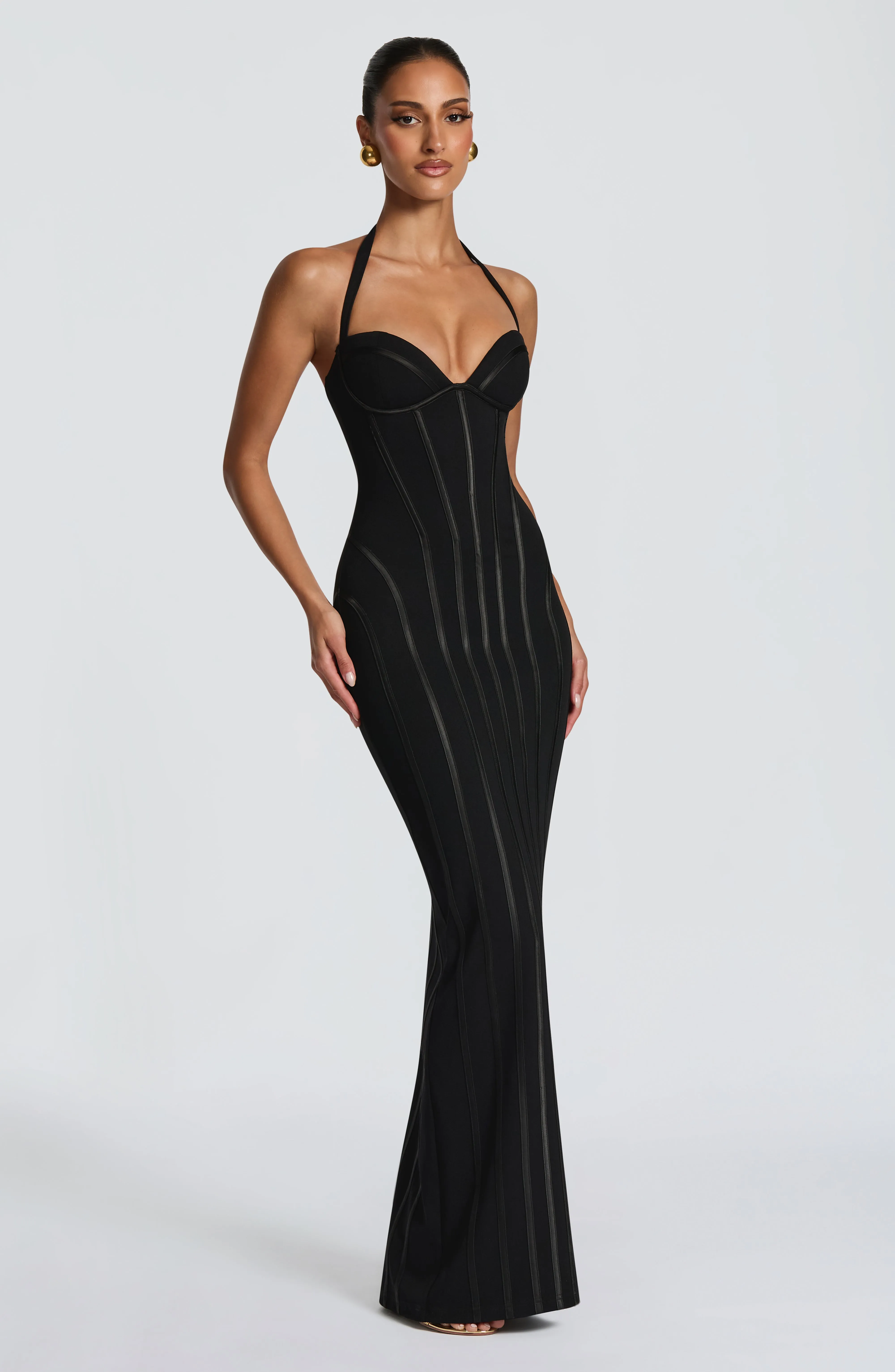 Nigella Maxi Dress - Black sold by Babyboo Fashion product image thumbnail 3
