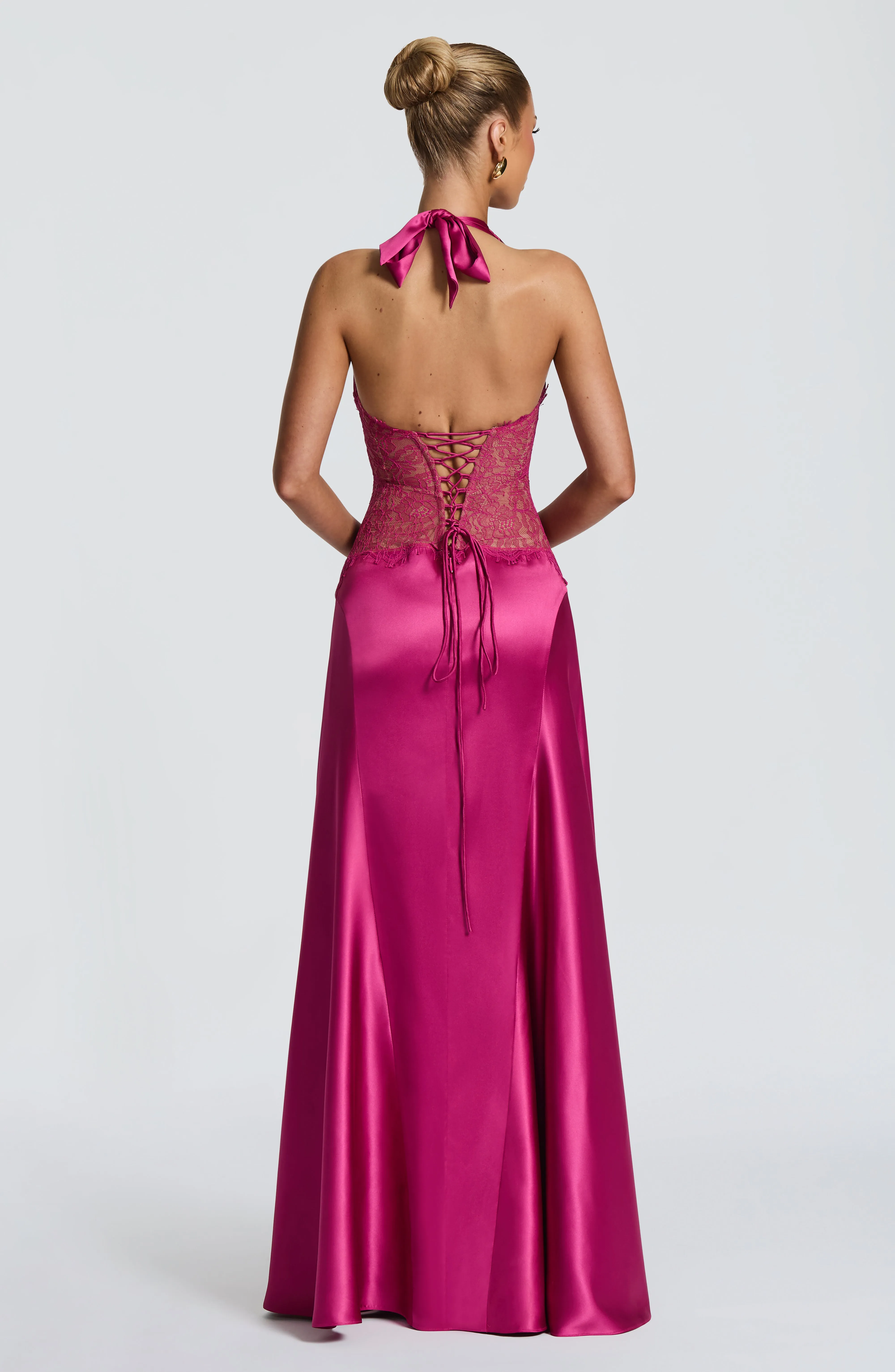 Virella Maxi Dress - Fuchsia sold by Babyboo Fashion product image thumbnail 2