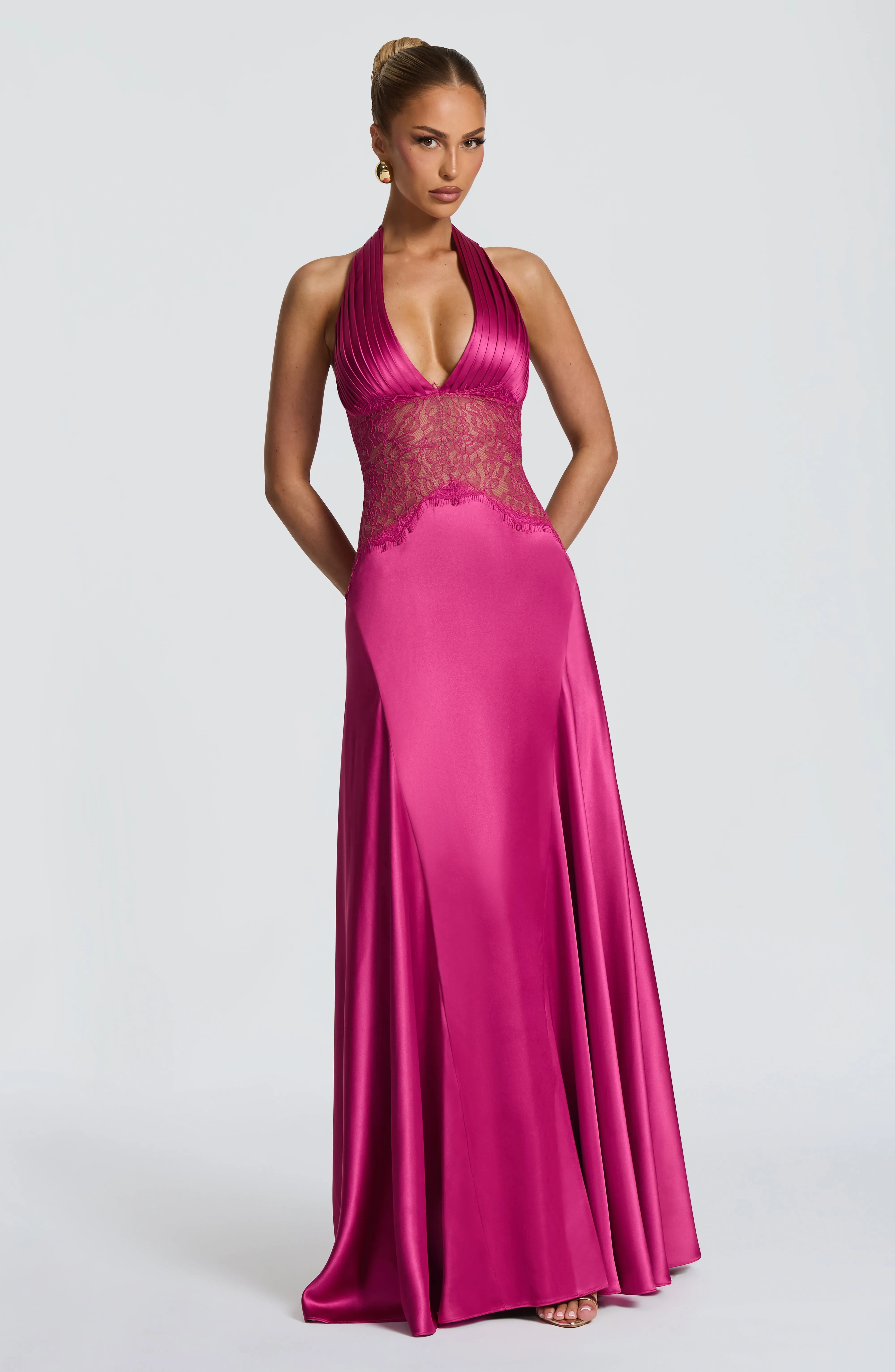 Virella Maxi Dress - Fuchsia sold by Babyboo Fashion