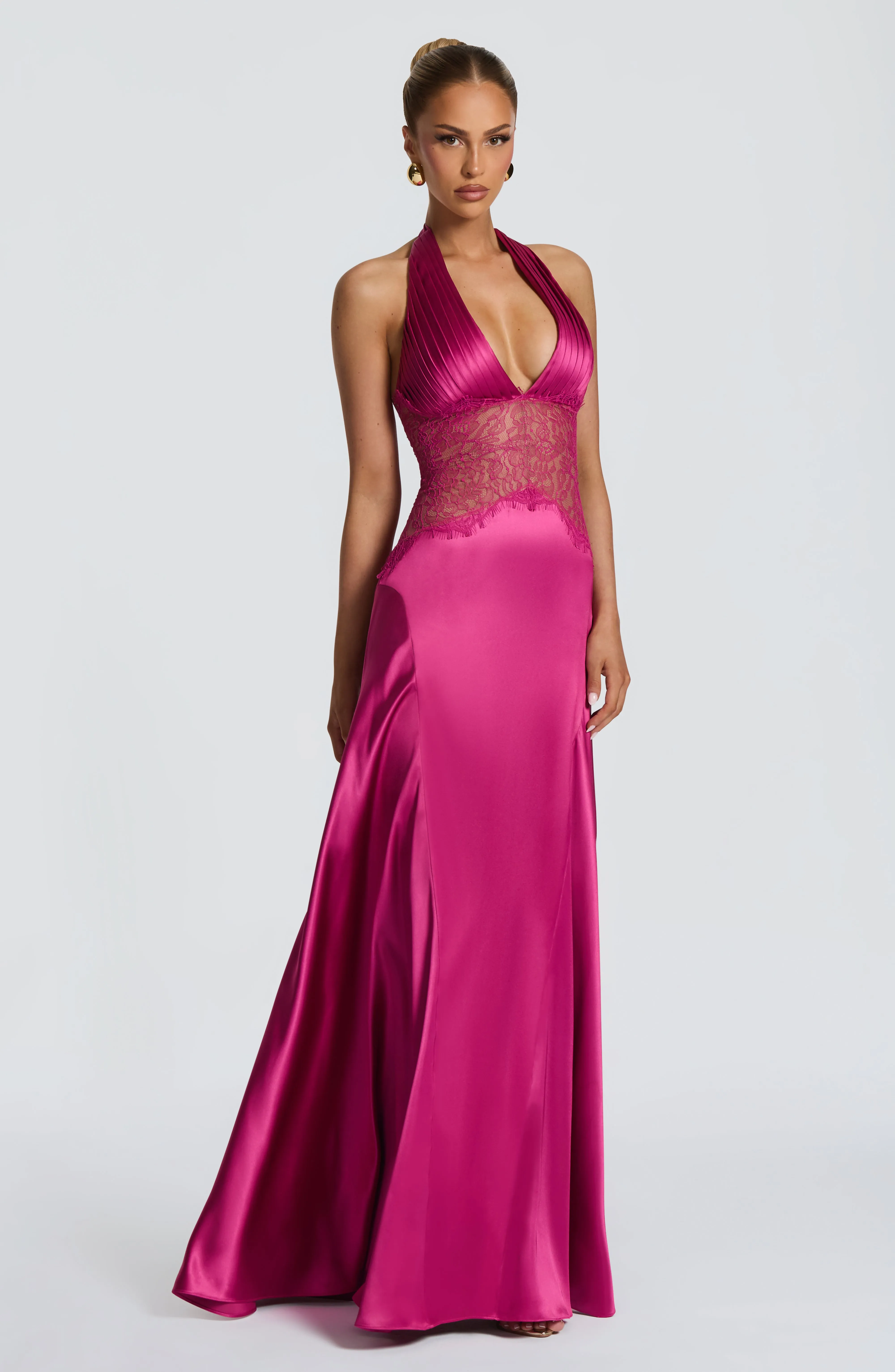 Virella Maxi Dress - Fuchsia sold by Babyboo Fashion product image thumbnail 3