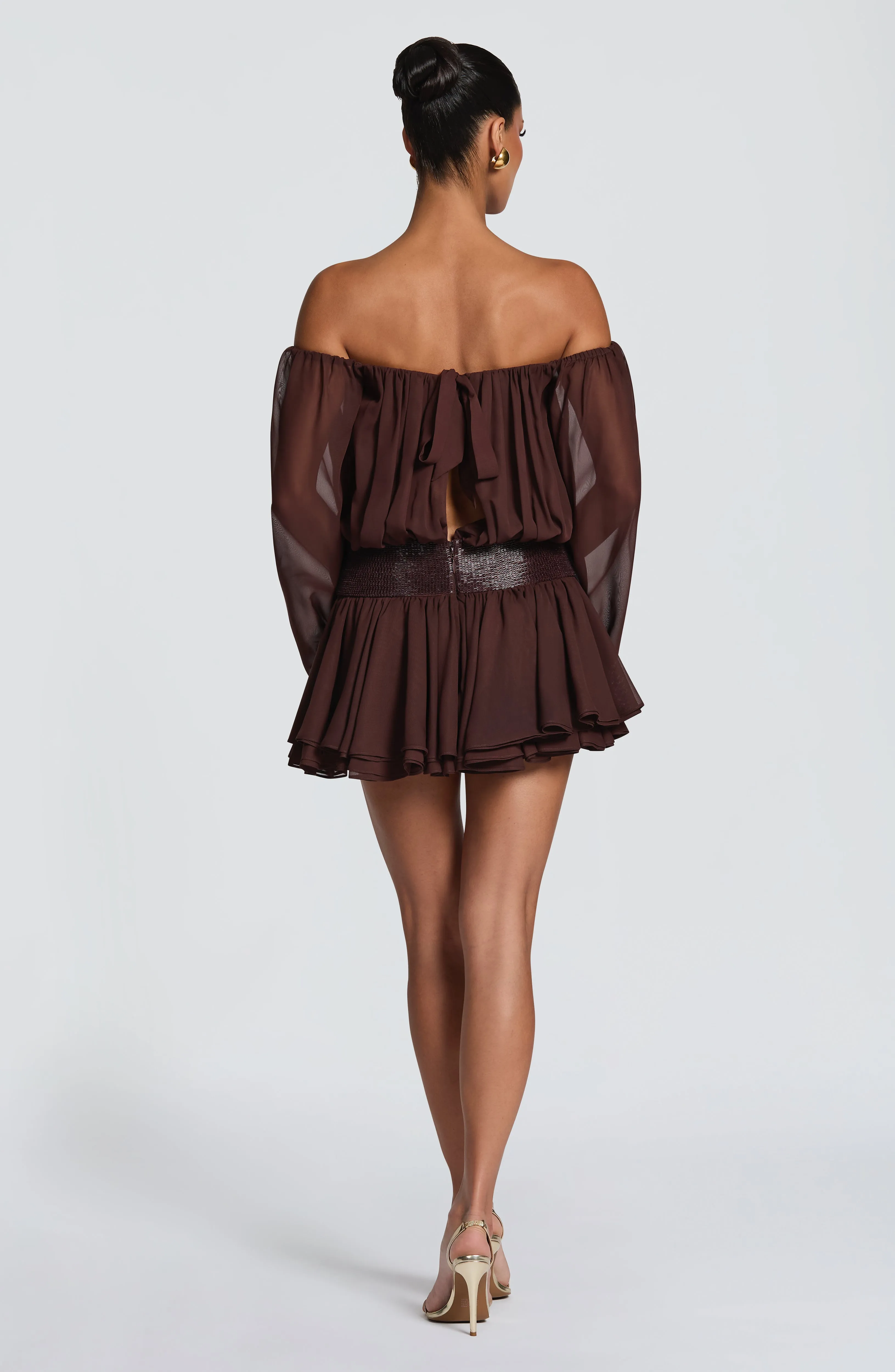 Deja Playsuit - Plum Brown sold by Babyboo Fashion product image thumbnail 5