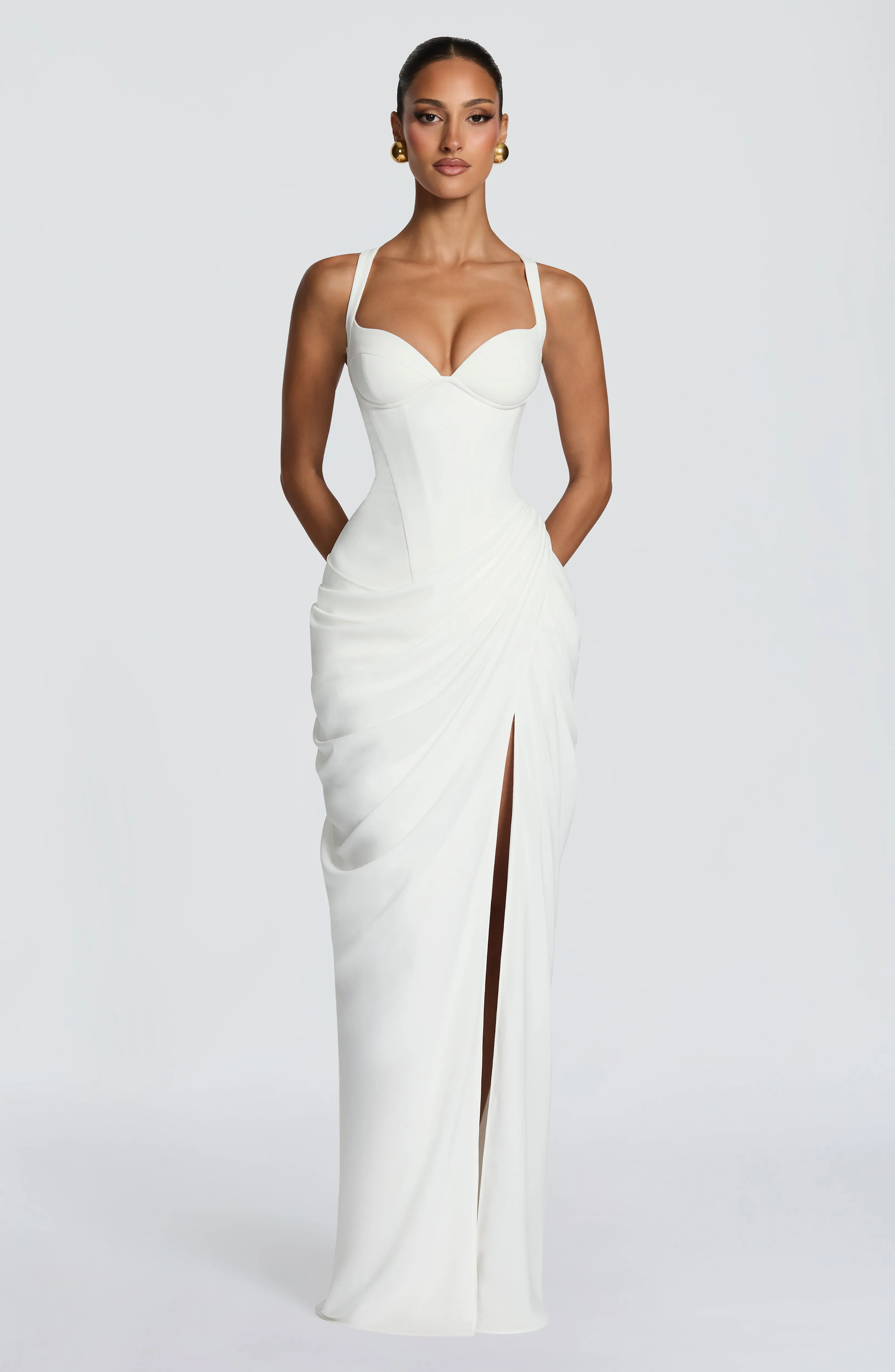 Elara Maxi Dress - Ivory sold by Babyboo Fashion product image thumbnail 5