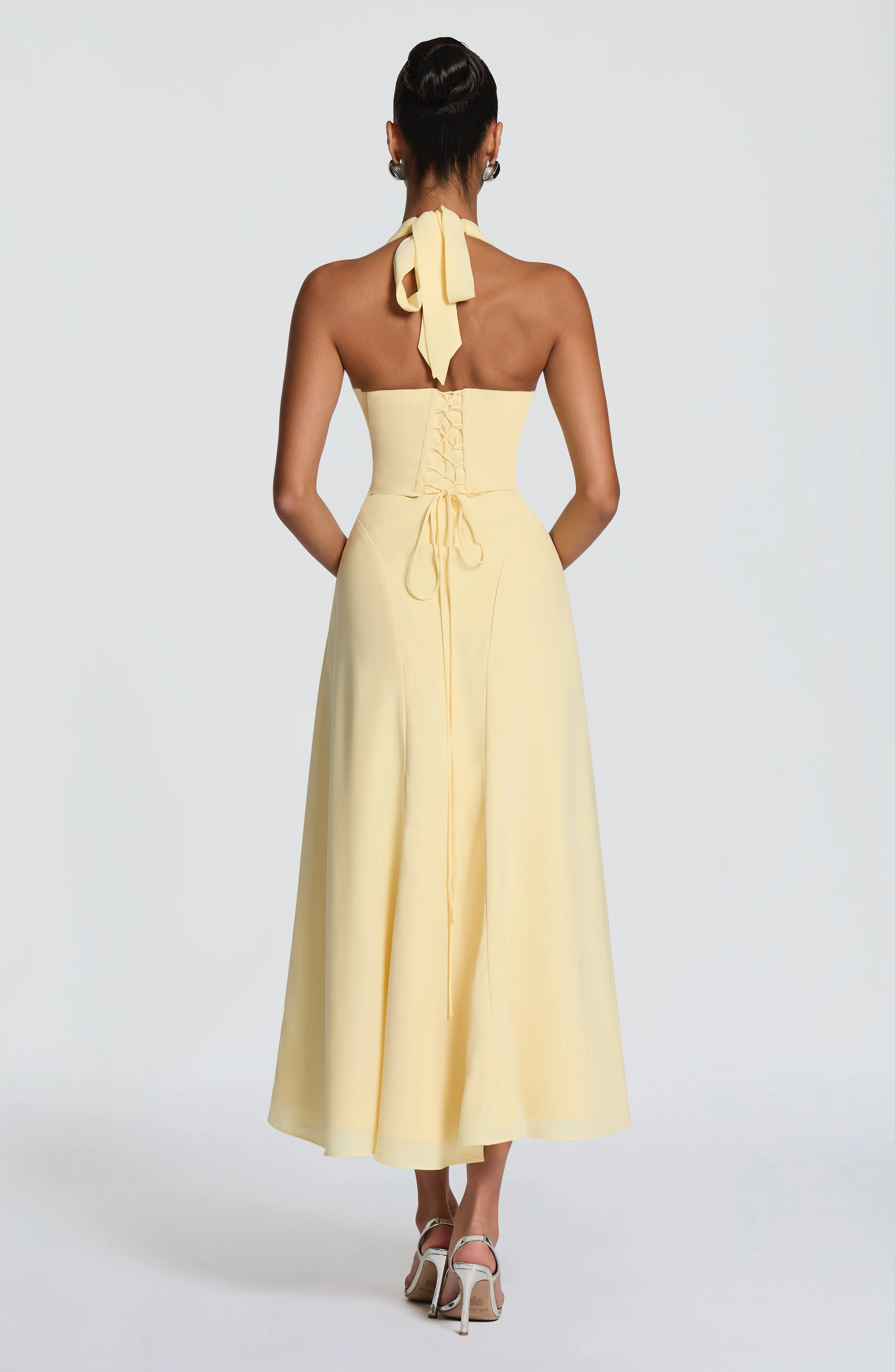 Hayden Midi Dress - Lemon sold by Babyboo Fashion product image thumbnail 2