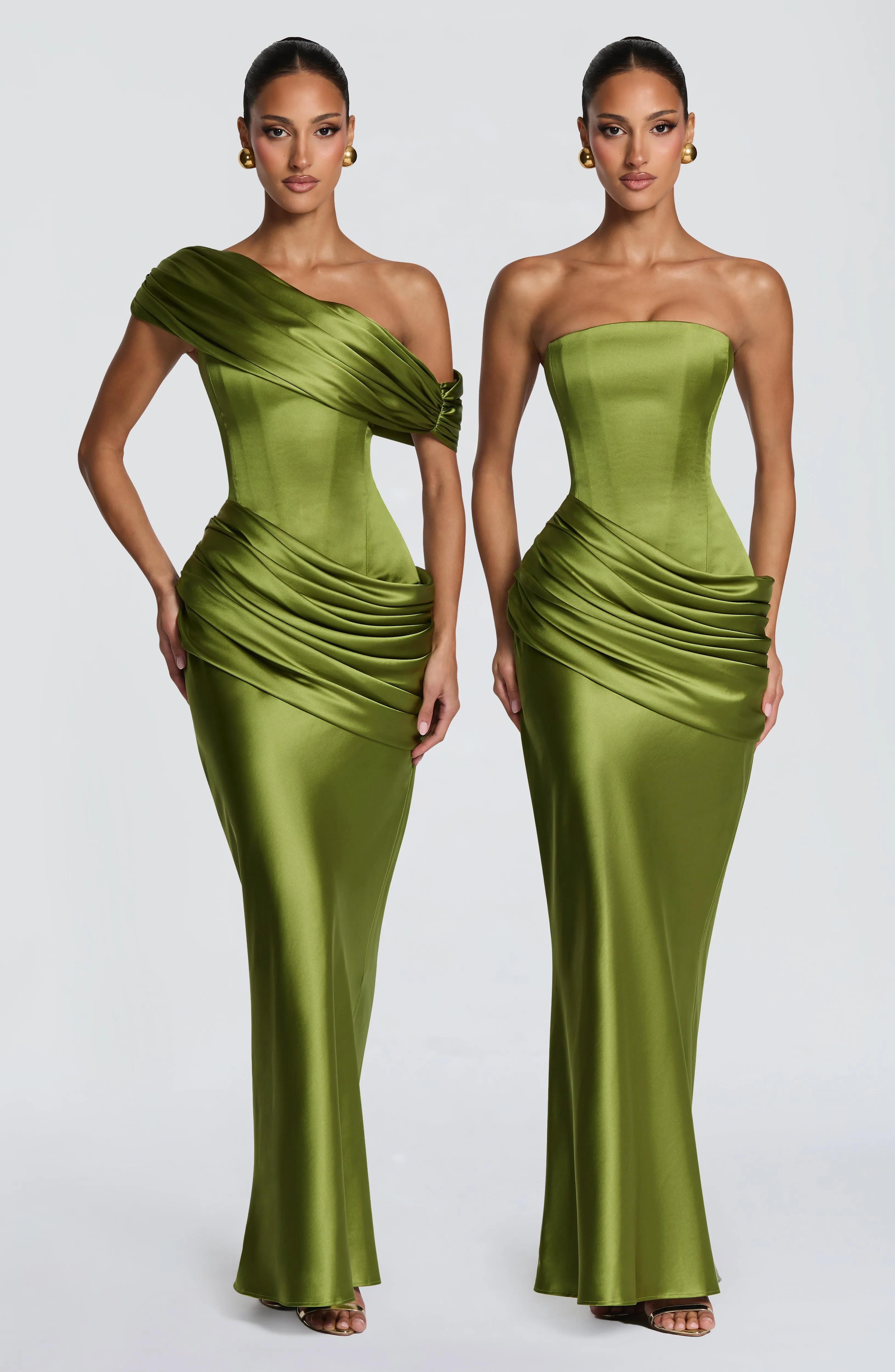 Ella Maxi Dress - Olive sold by Babyboo Fashion