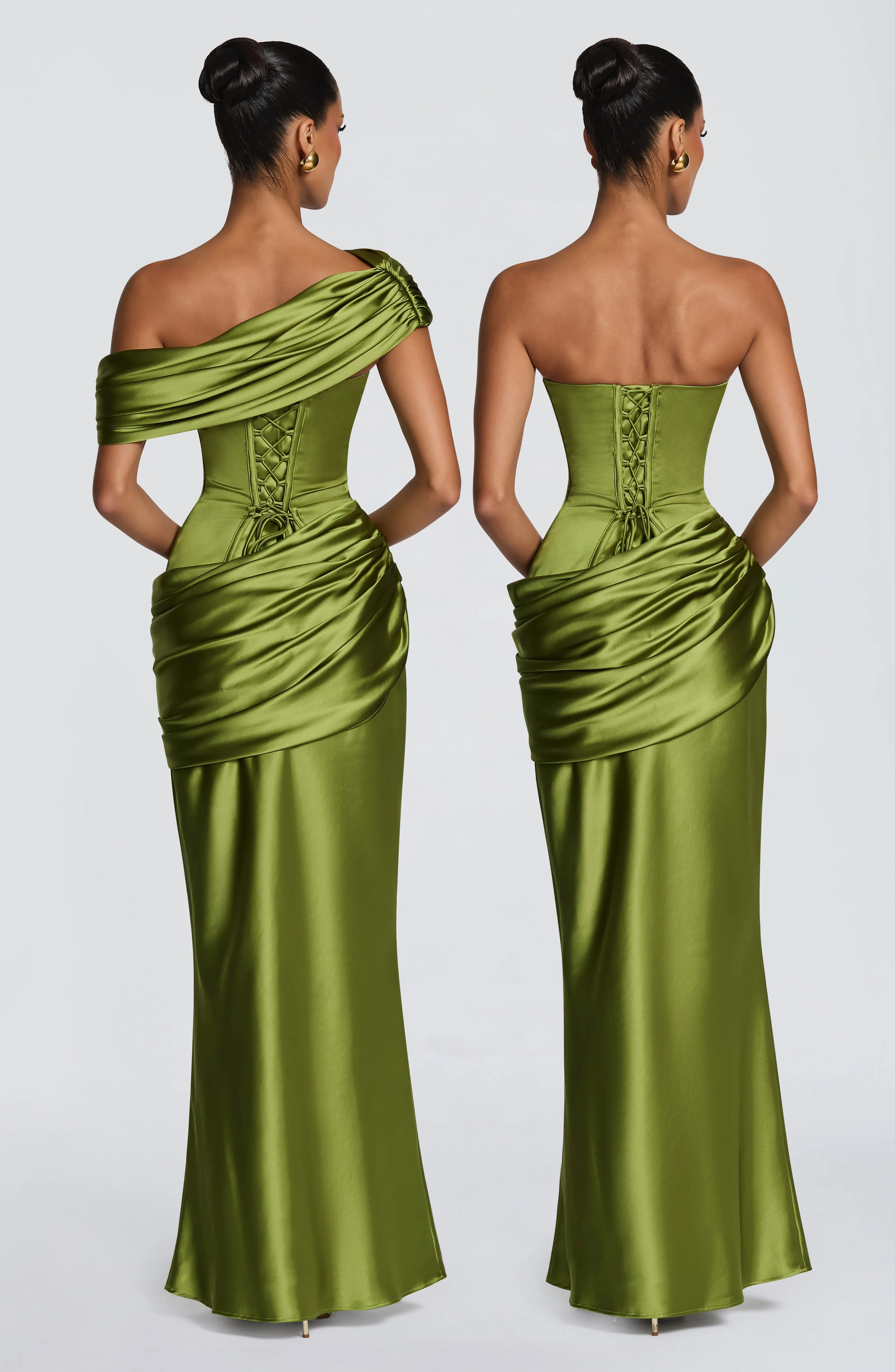 Ella Maxi Dress - Olive sold by Babyboo Fashion product image thumbnail 2