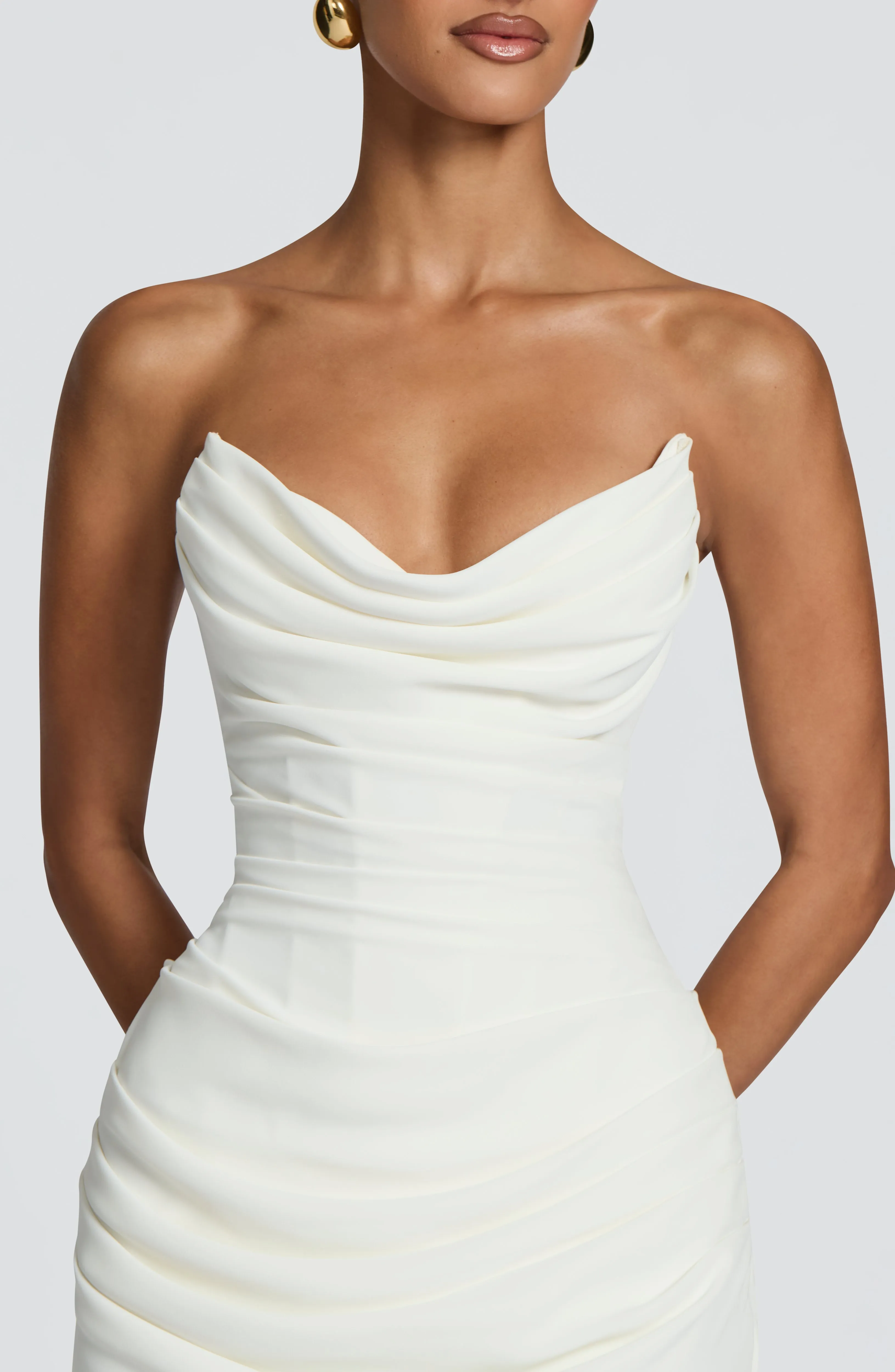 Lauren Mini Dress - Ivory sold by Babyboo Fashion product image thumbnail 5