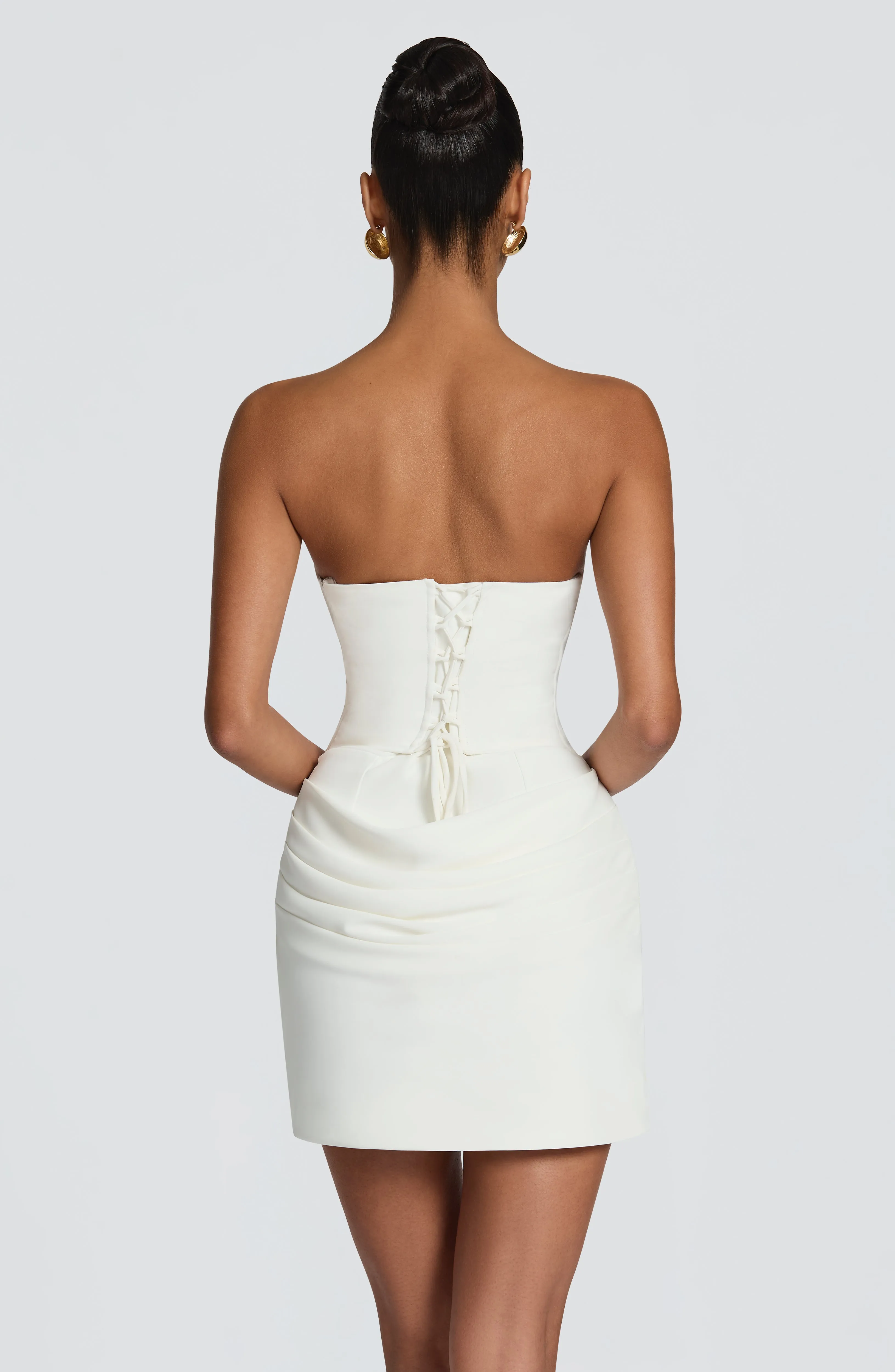 Lauren Mini Dress - Ivory sold by Babyboo Fashion product image thumbnail 2