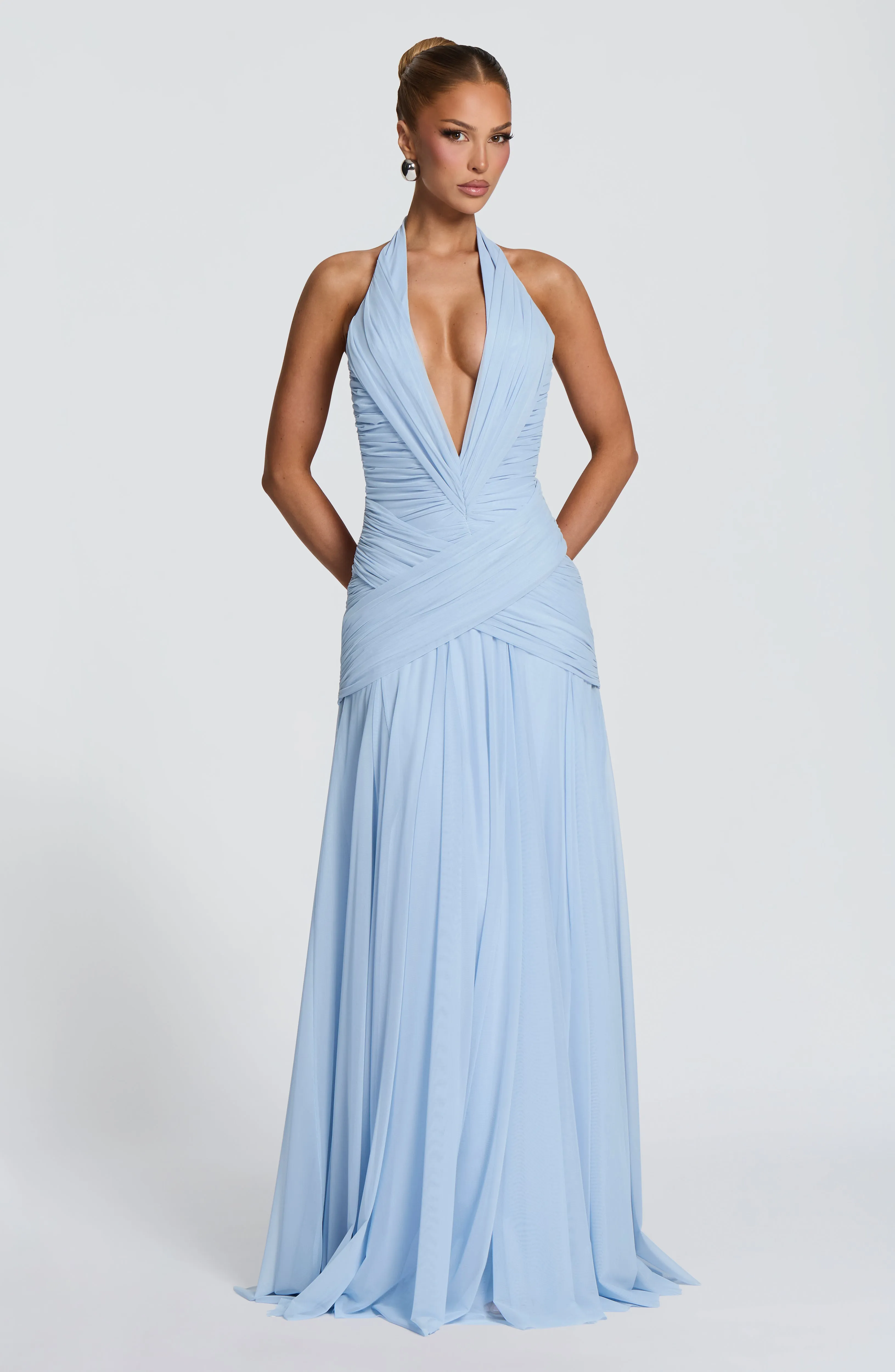 Cleo Maxi Dress - Glacier Blue sold by Babyboo Fashion product image thumbnail 4