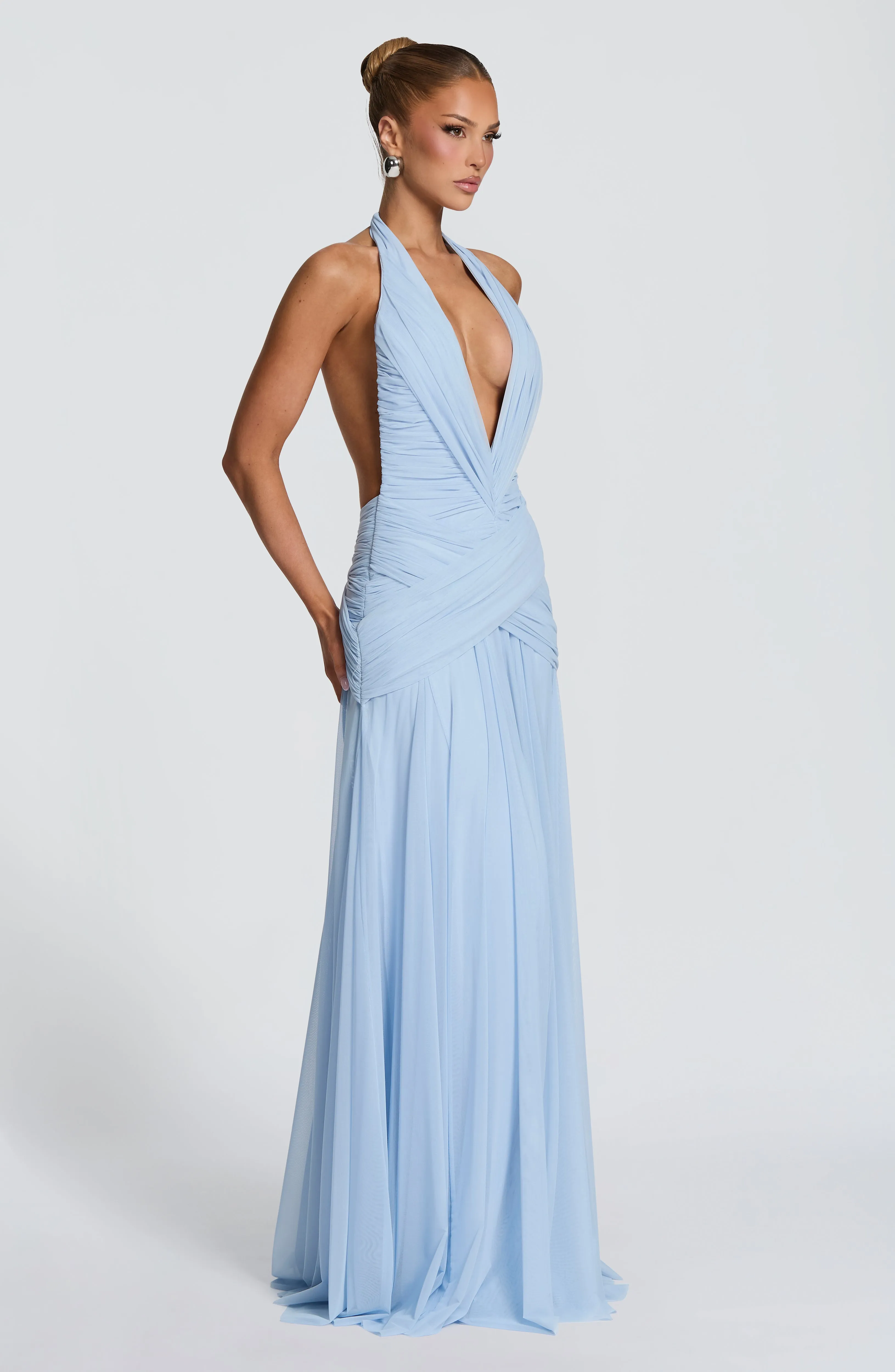 Cleo Maxi Dress - Glacier Blue sold by Babyboo Fashion product image thumbnail 3