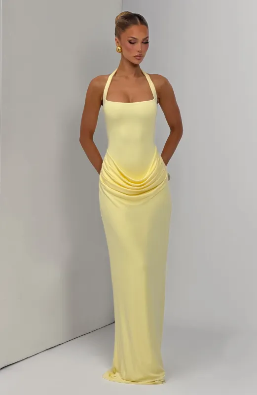 Sharona Maxi Dress - Lemon made by LF