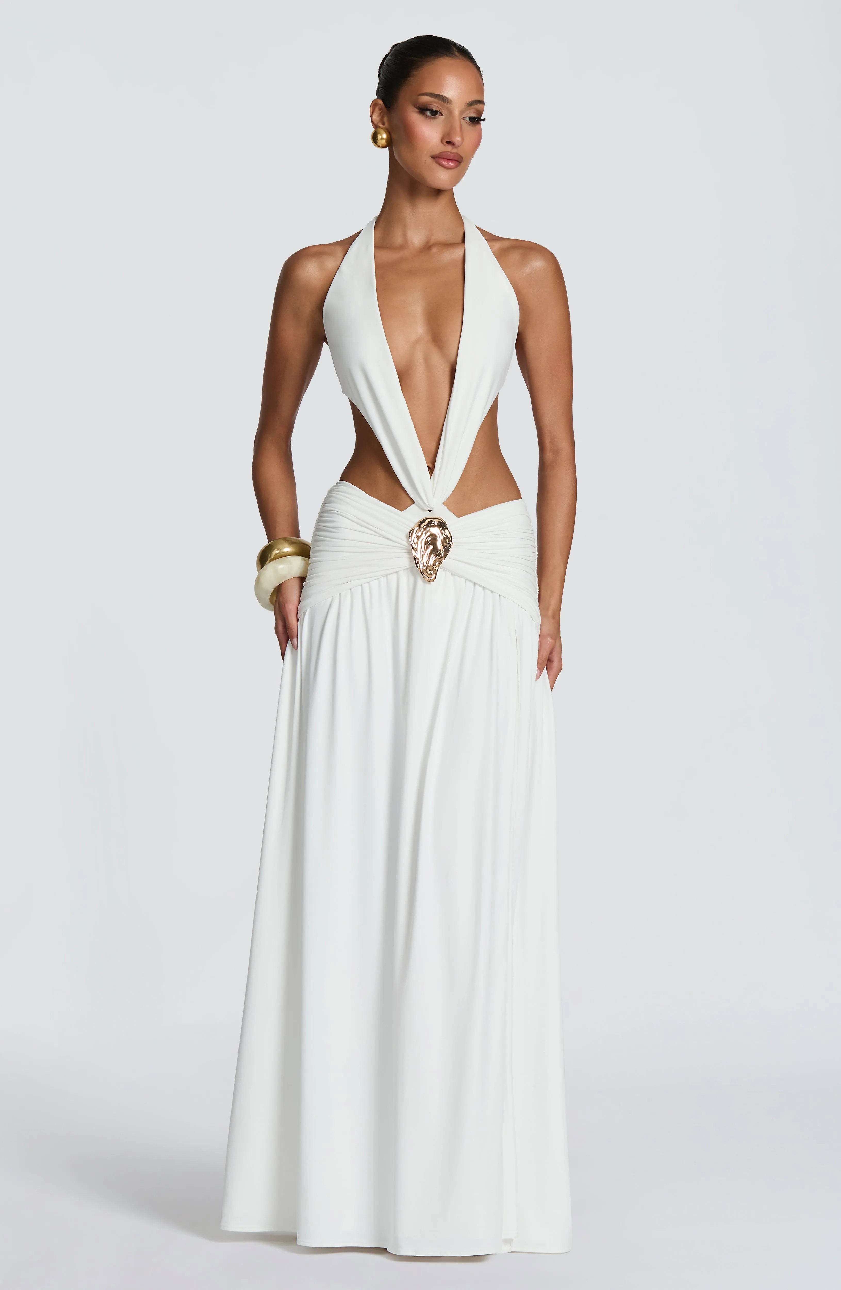 Madara Maxi Skirt - White sold by Babyboo Fashion product image thumbnail 3