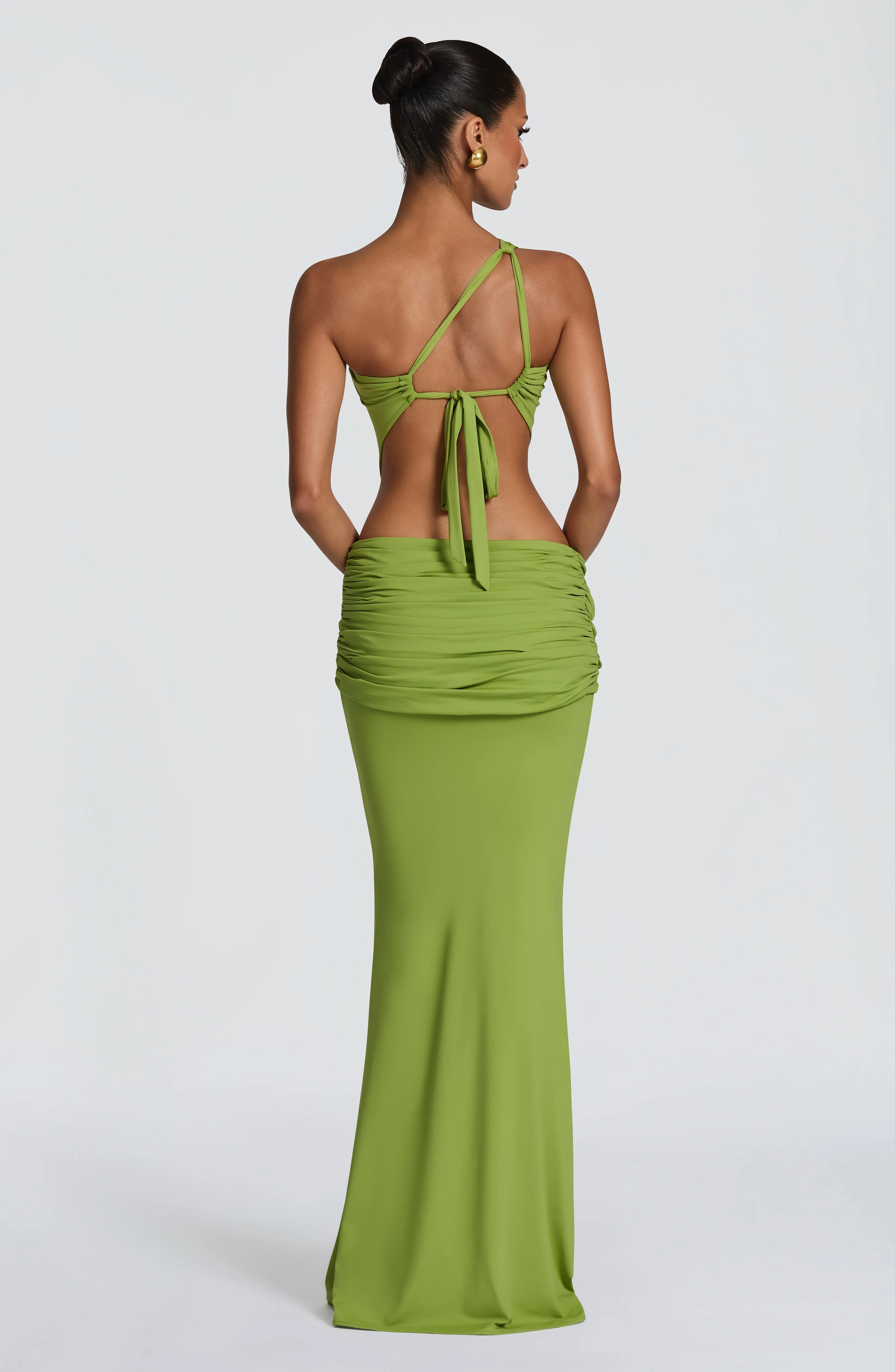 Onyx Maxi Dress - Olive sold by Babyboo Fashion product image thumbnail 2