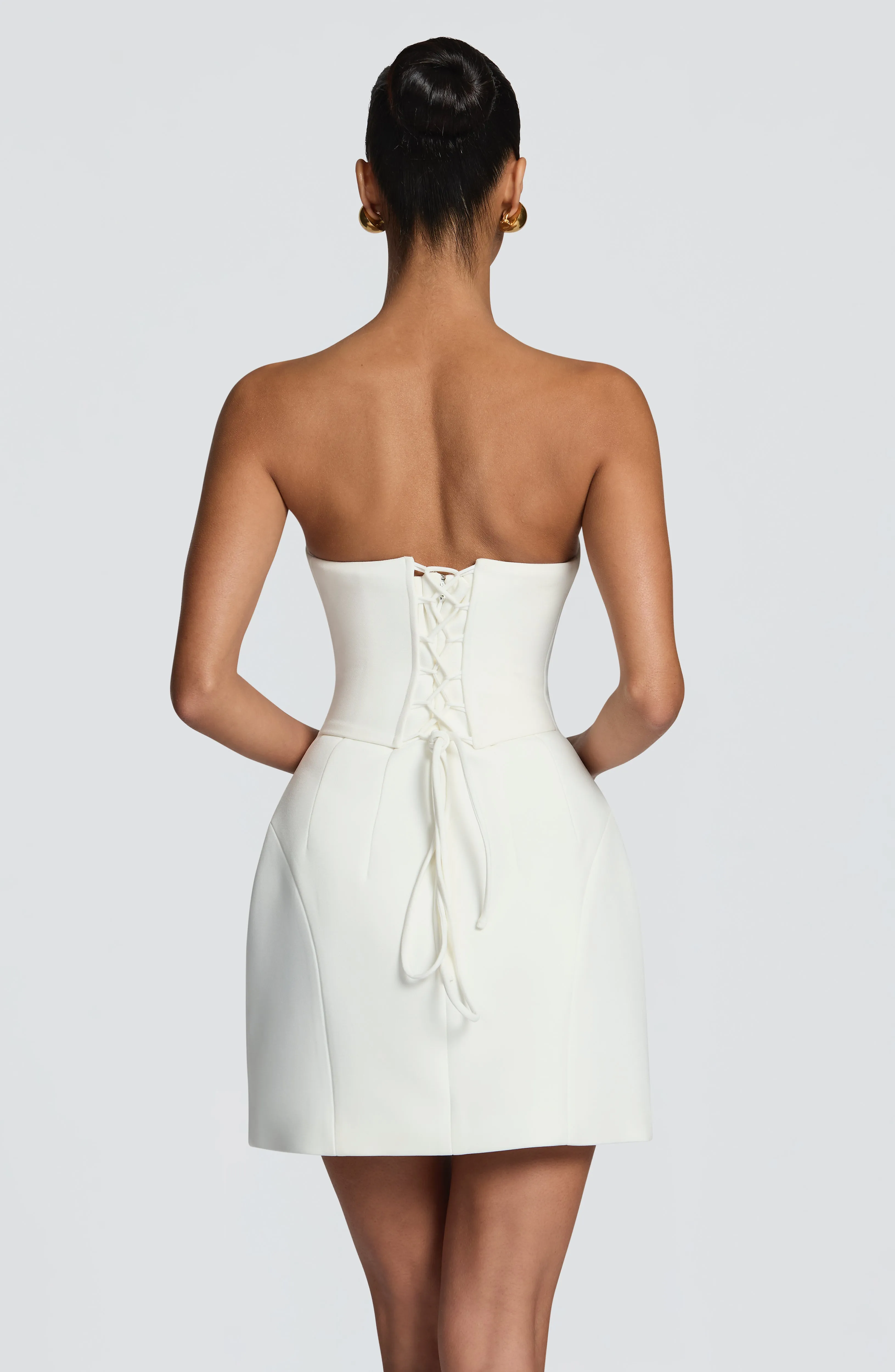 Cadence Mini Dress - Ivory sold by Babyboo Fashion product image thumbnail 3