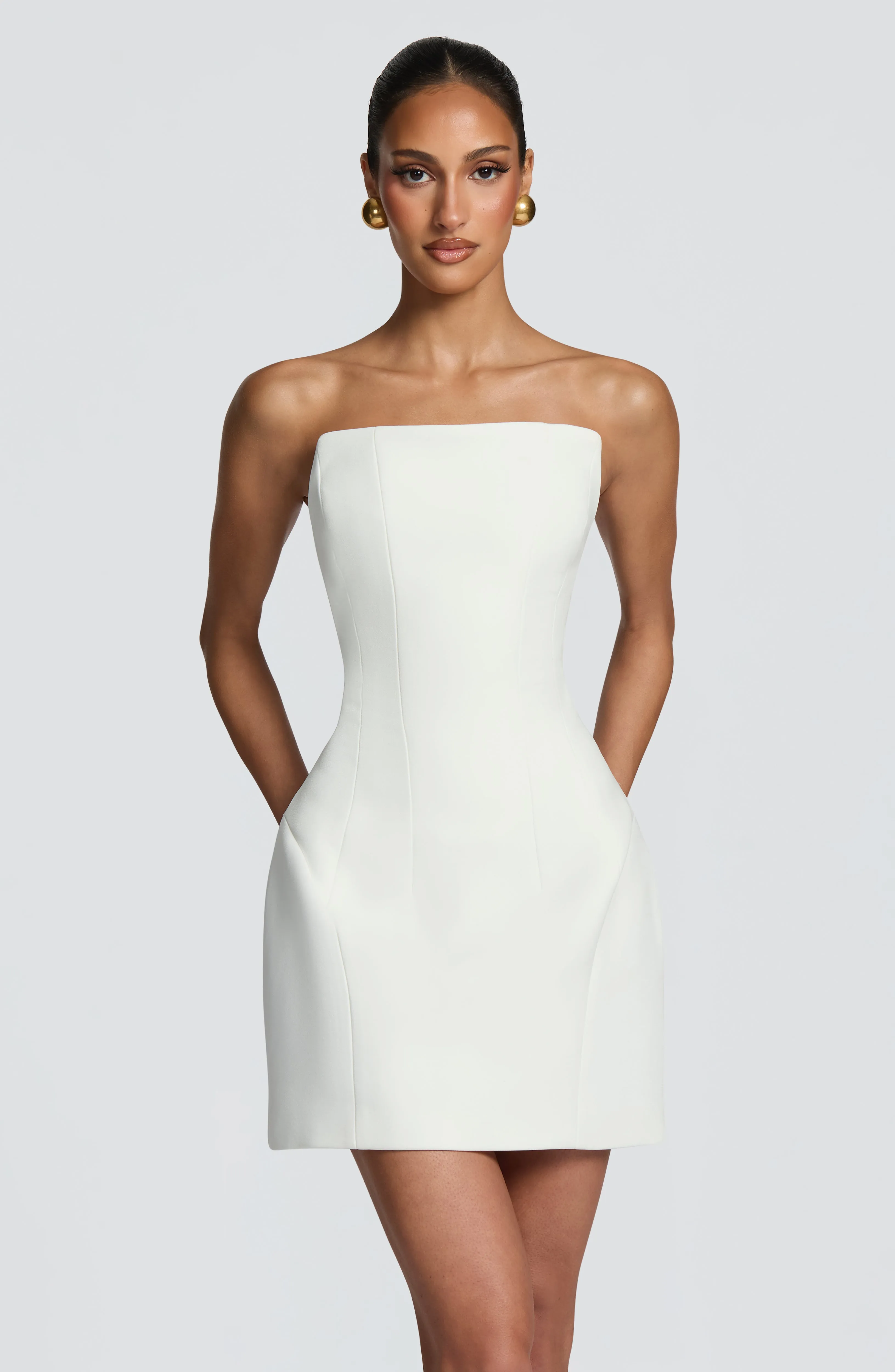 Cadence Mini Dress - Ivory sold by Babyboo Fashion product image thumbnail 2