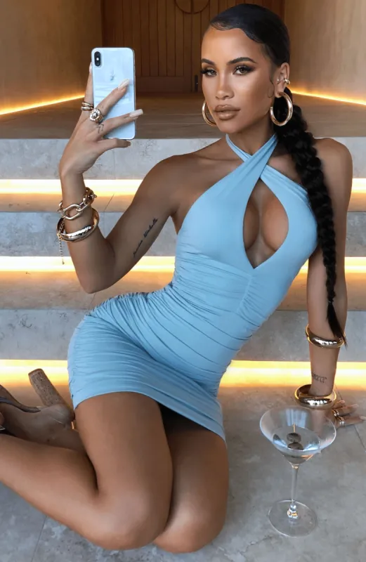 Soraya Mini Dress - Sage sold by Babyboo Fashion