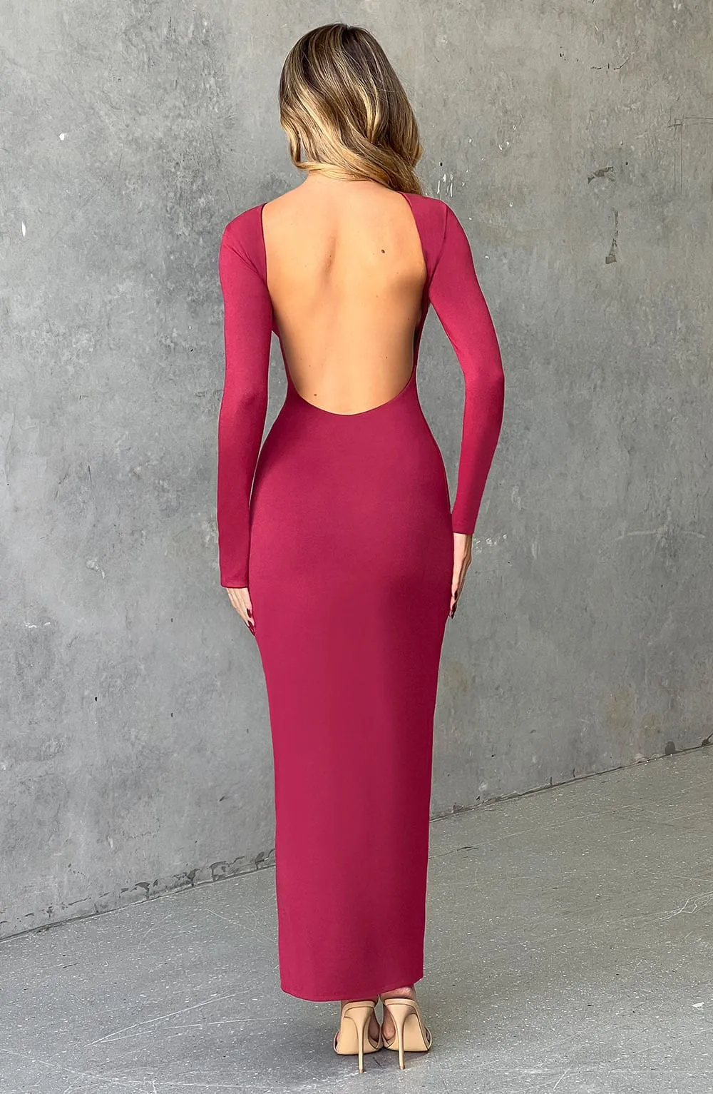 Aleena Maxi Dress - Cherry sold by Babyboo Fashion product image thumbnail 3