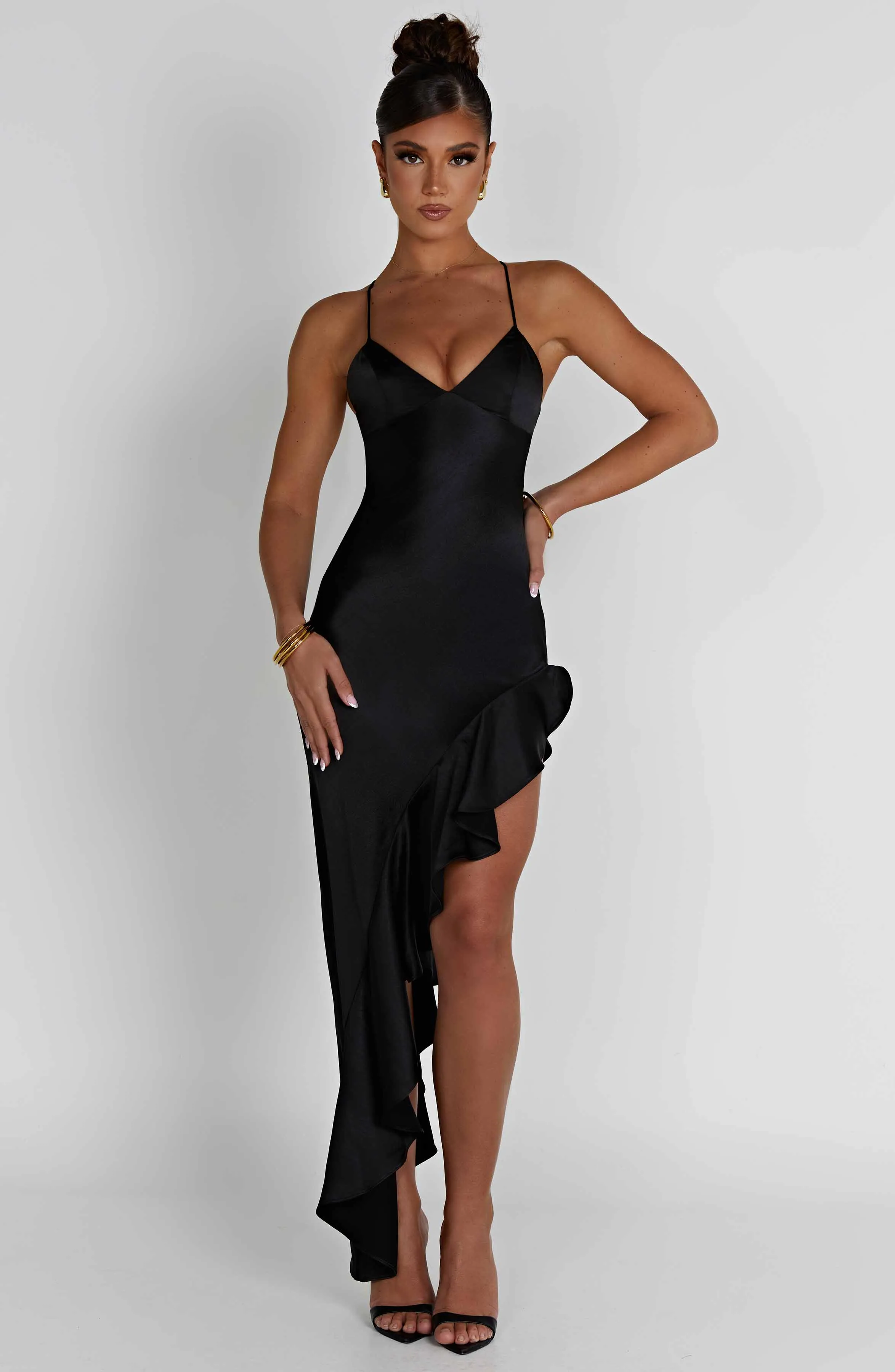 Flora Midi Dress - Black sold by Babyboo Fashion product image thumbnail 4