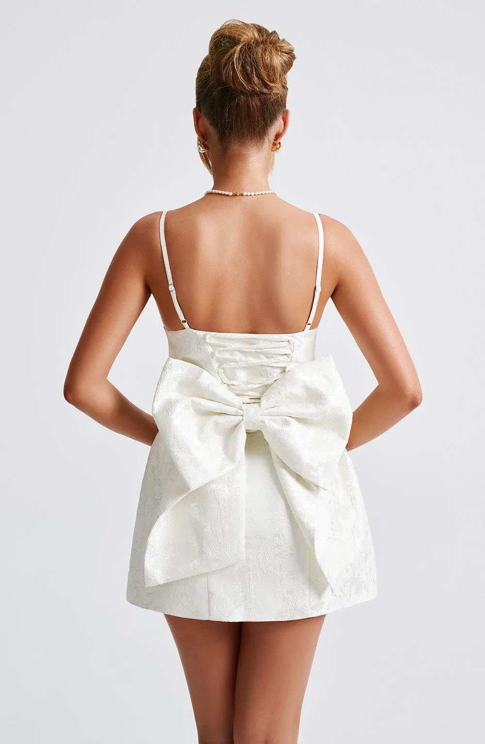 Zoella Mini Dress - Ivory sold by Babyboo Fashion product image thumbnail 4