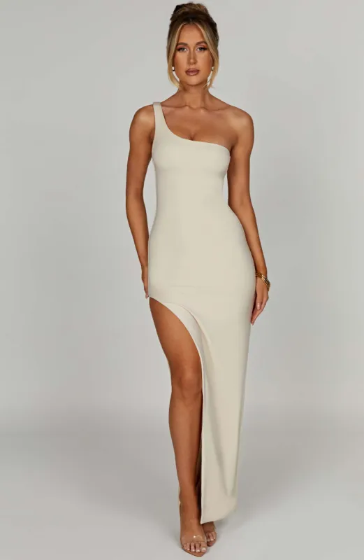 London Maxi Dress - Cream sold by Babyboo Fashion