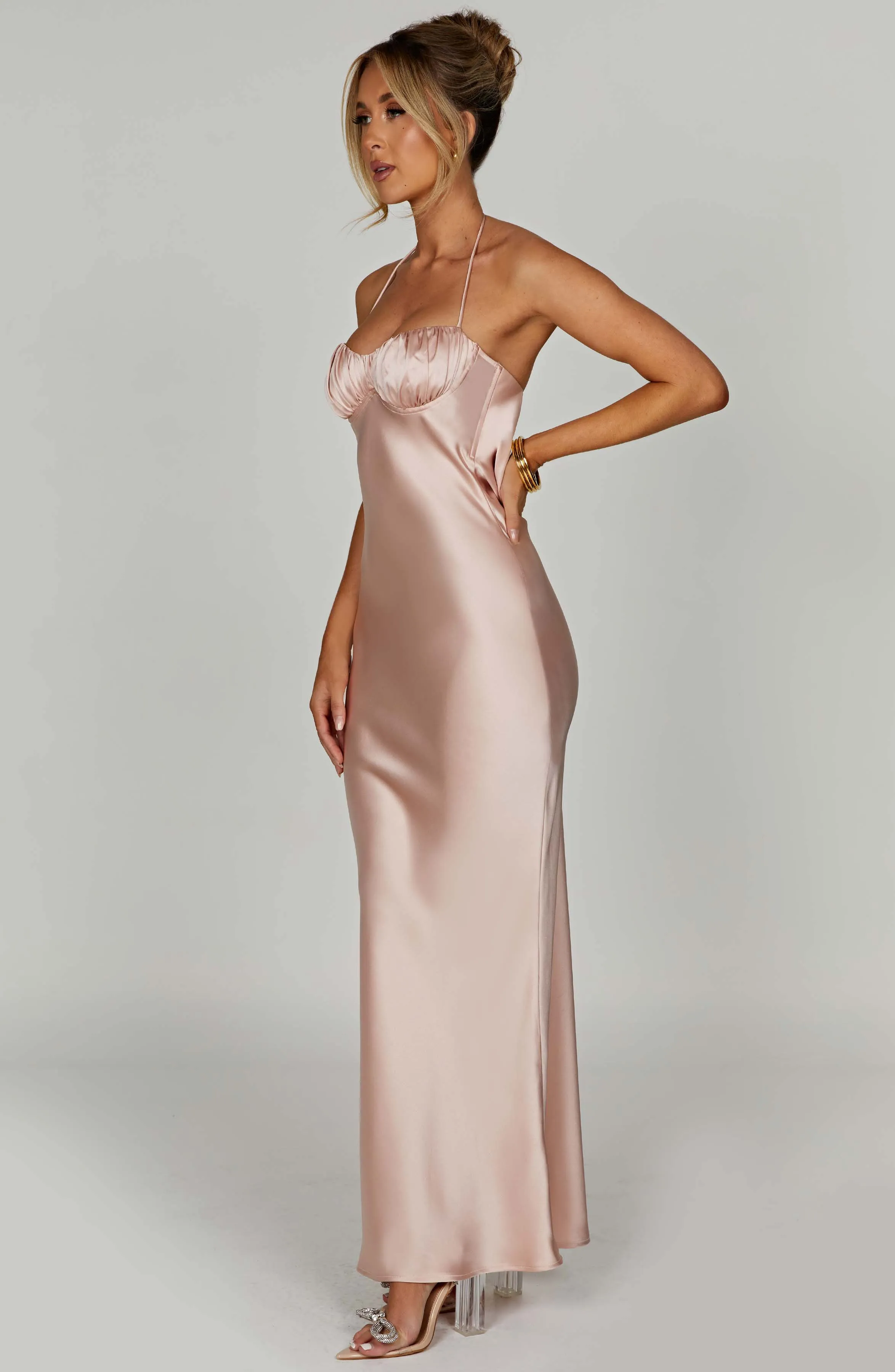 Kali Maxi Dress - Blush sold by Babyboo Fashion product image thumbnail 3