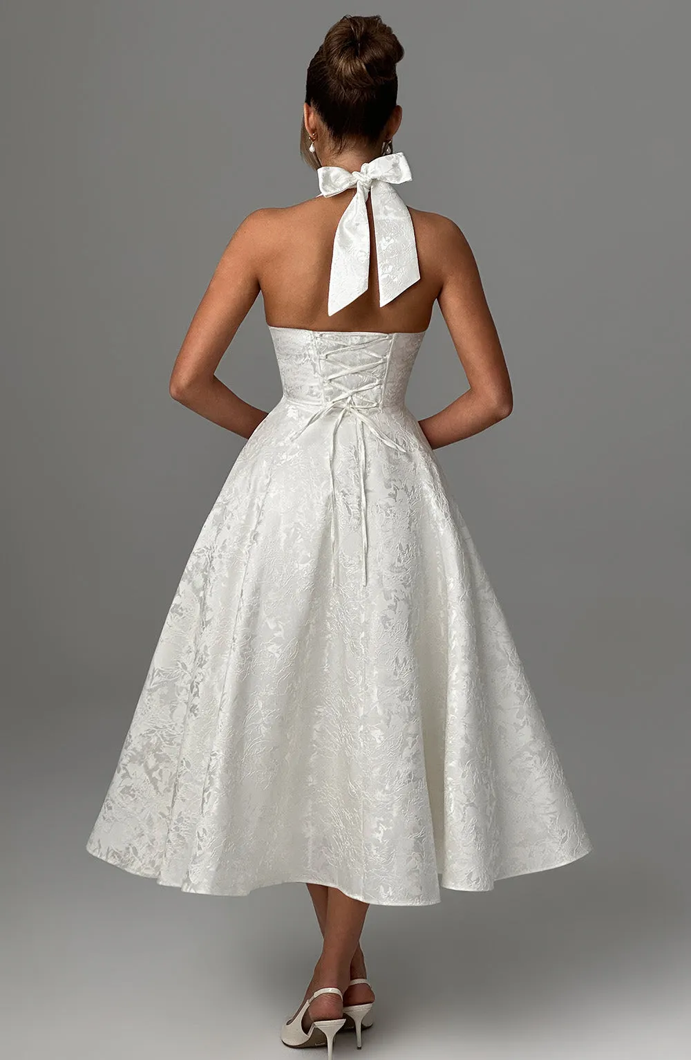 Effie Midi Dress - Ivory sold by Babyboo Fashion product image thumbnail 5