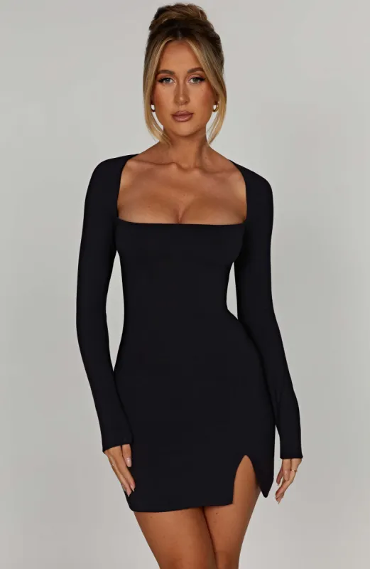 Brylee Mini Dress - Black sold by Babyboo Fashion