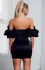 Allie Mini Dress - Black sold by Babyboo Fashion