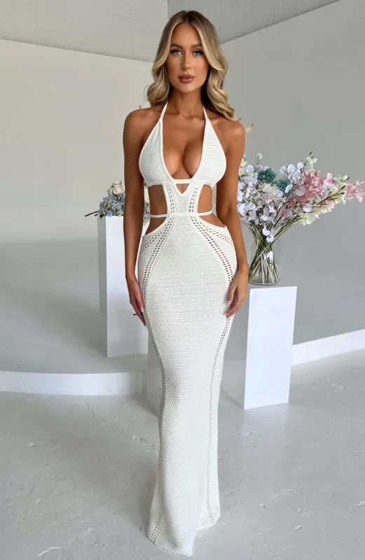 Arabella Maxi Dress - White sold by Babyboo Fashion