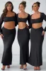 Amari Maxi Dress - Black sold by Babyboo Fashion