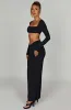 Amari Maxi Dress - Black sold by Babyboo Fashion