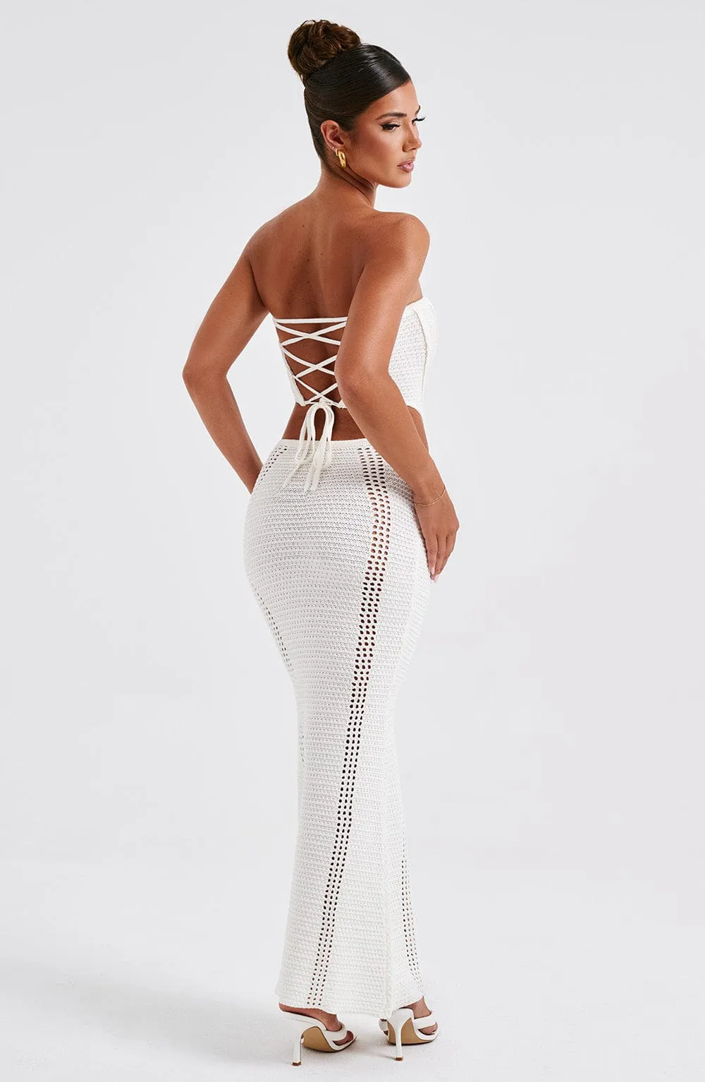 Chayenne Maxi Skirt - White sold by Babyboo Fashion product image thumbnail 5