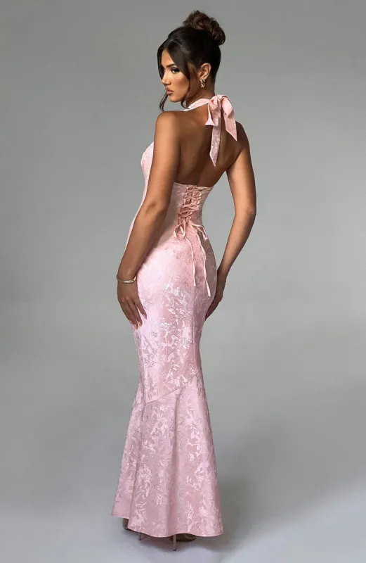 black maxi dress corset Emory Corset Maxi Dress