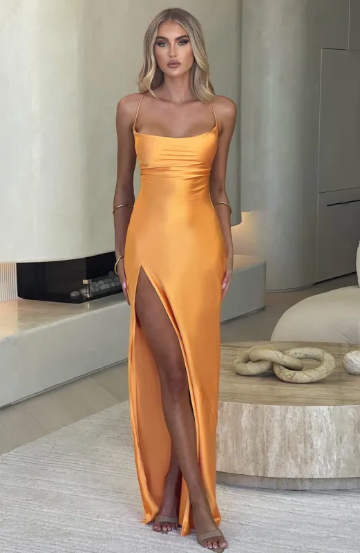 Misha Maxi Dress - Tangerine sold by Babyboo Fashion