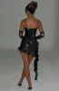 Dixie Mini Dress - Black Sparkle sold by Babyboo Fashion