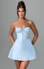 Lacey Mini Dress - Blue sold by Babyboo Fashion