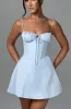 Lacey Mini Dress - Blue sold by Babyboo Fashion