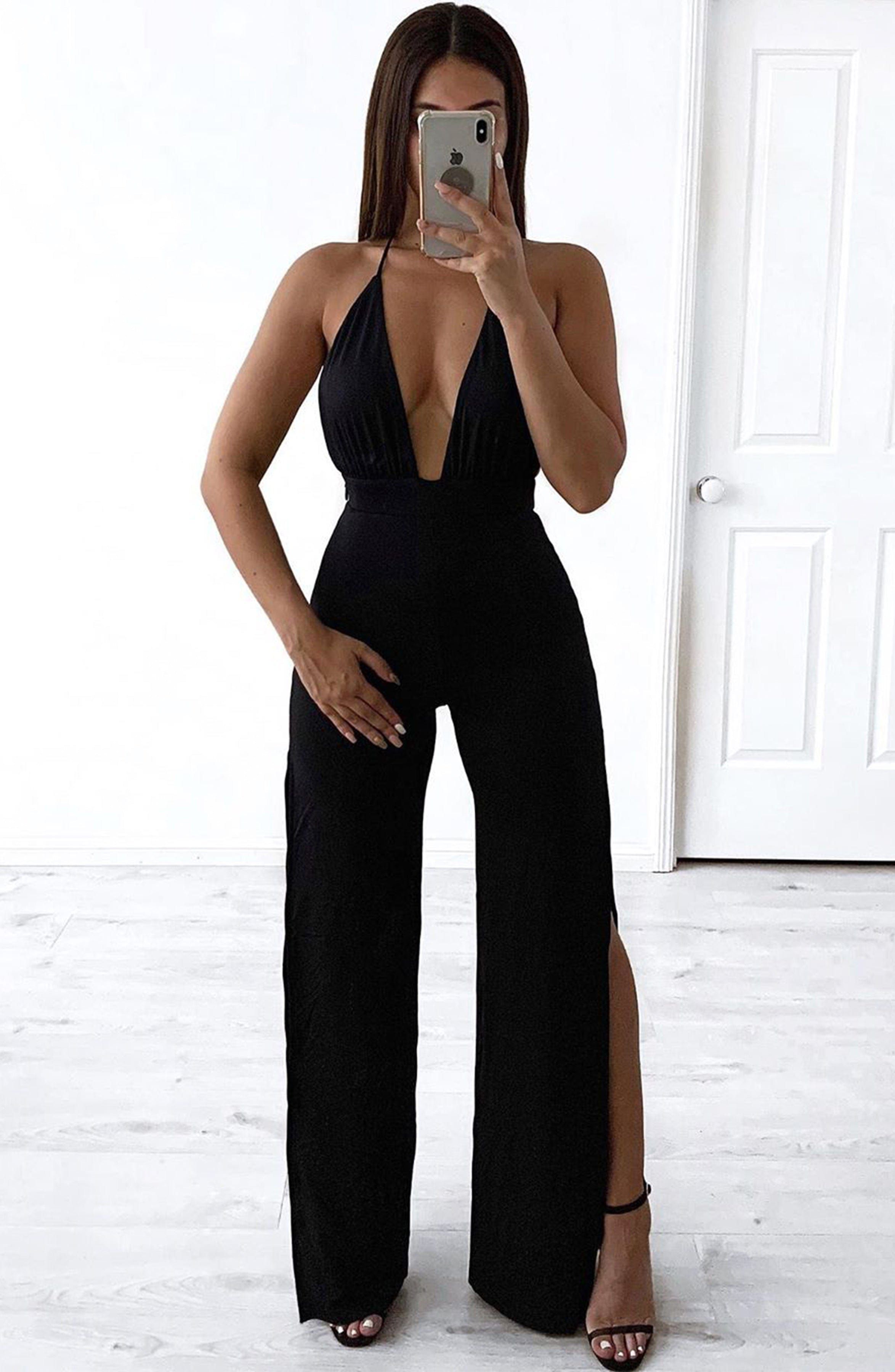 Isabella Jumpsuit - Black sold by Babyboo Fashion