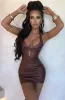Renata Mini Dress - Chocolate sold by Babyboo Fashion