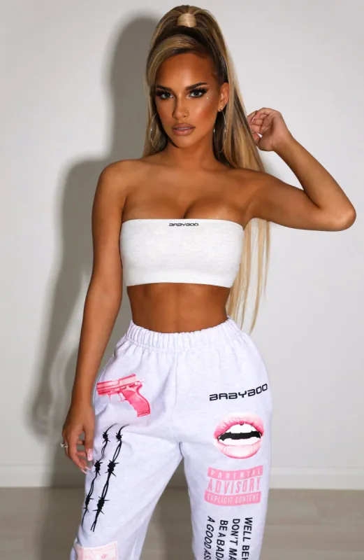 Chloe Bandeau - Grey sold by Babyboo Fashion