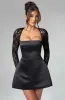 Sadie Mini Dress - Black sold by Babyboo Fashion