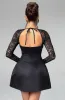 Sadie Mini Dress - Black sold by Babyboo Fashion