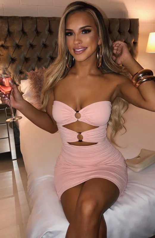 Coco Mini Dress - Blush sold by Babyboo Fashion