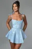 Emmie Playsuit Dress - Blue sold by Babyboo Fashion