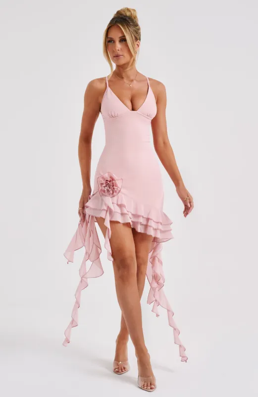 Lilabelle Mini Dress - Blush sold by Babyboo Fashion